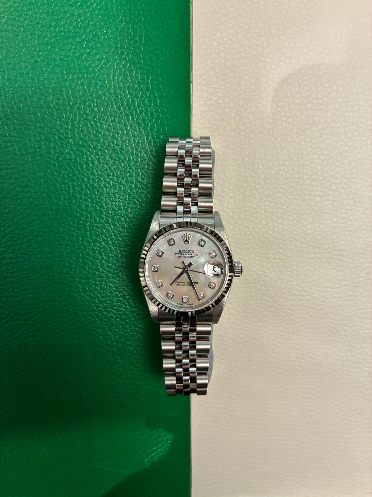 Rolex Datejust 31 78274 Mother of Pearl Diamond Jubilee 2000Full Set-AAL
