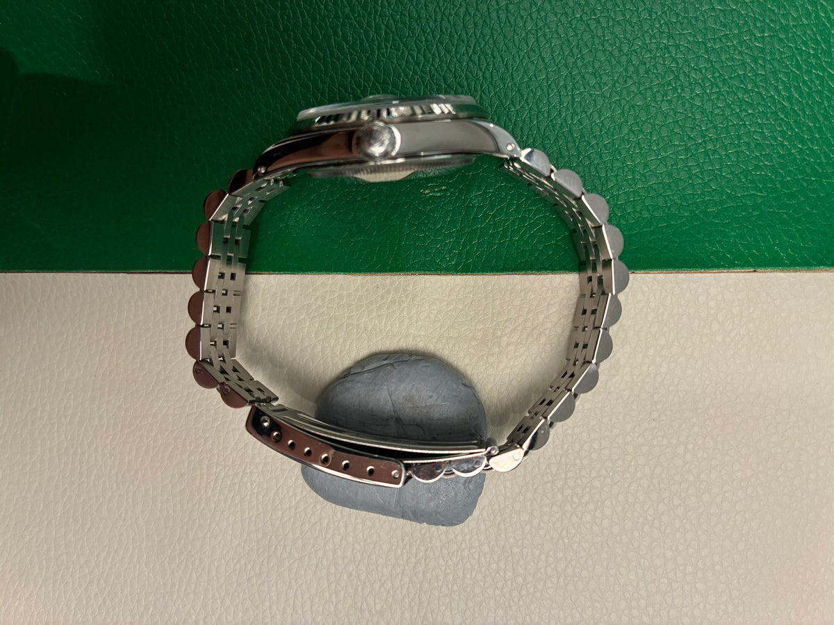 Rolex Datejust 36 16234 Black Diamond Jubilee 1991 Full Set-AAI