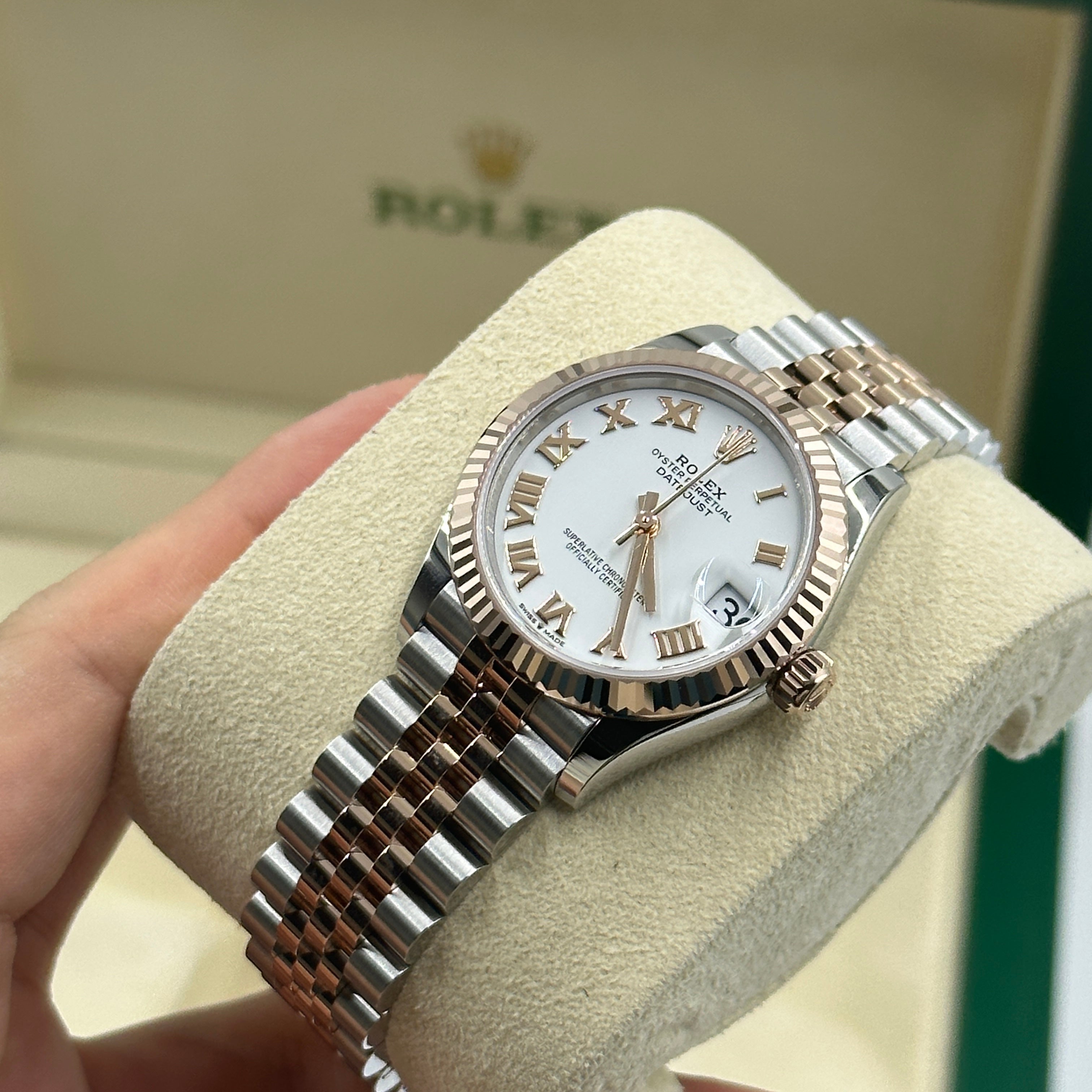 Rolex Datejust 31 278271 Weißes römisches Jubiläum 2025
