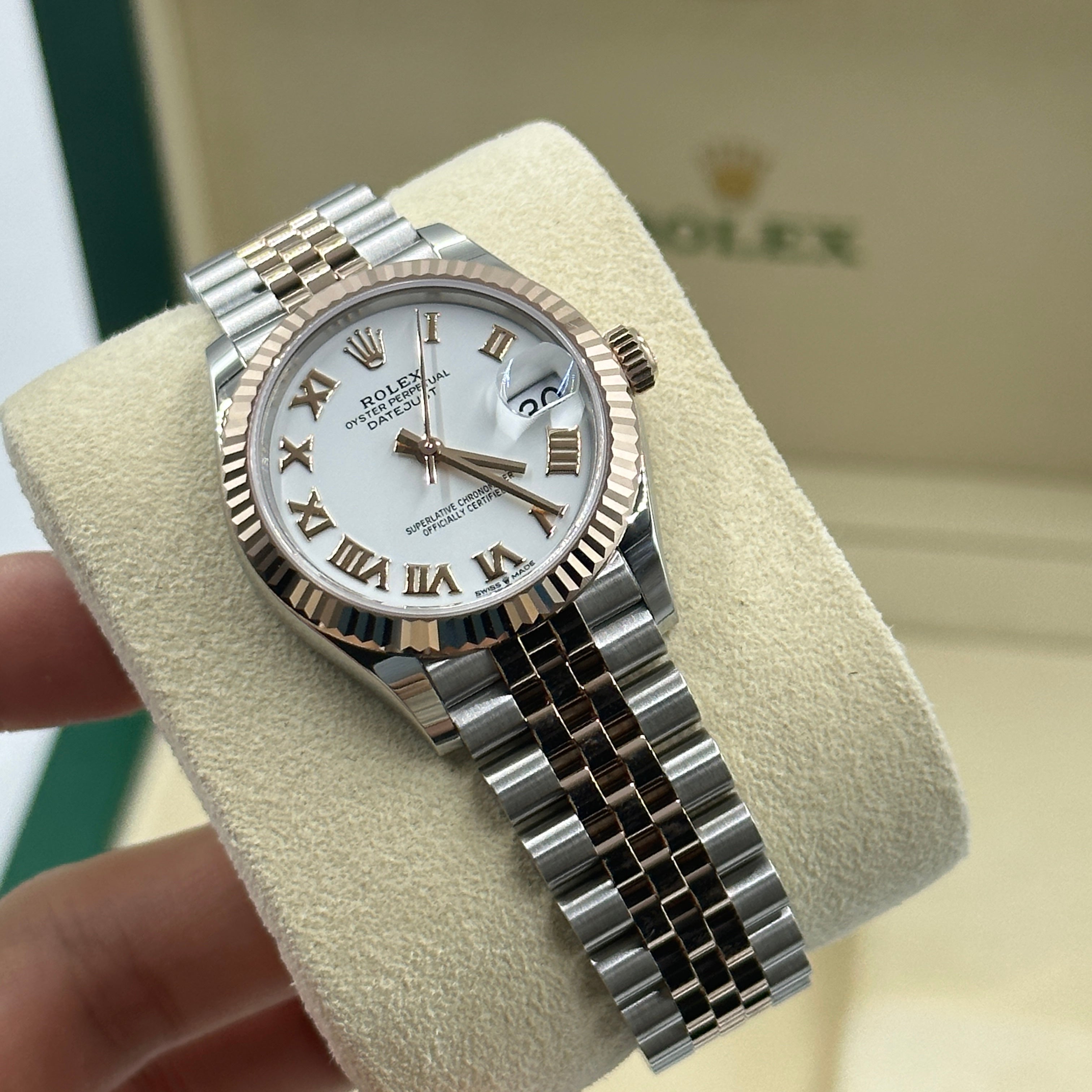 Rolex Datejust 31 278271 Weißes römisches Jubiläum 2025