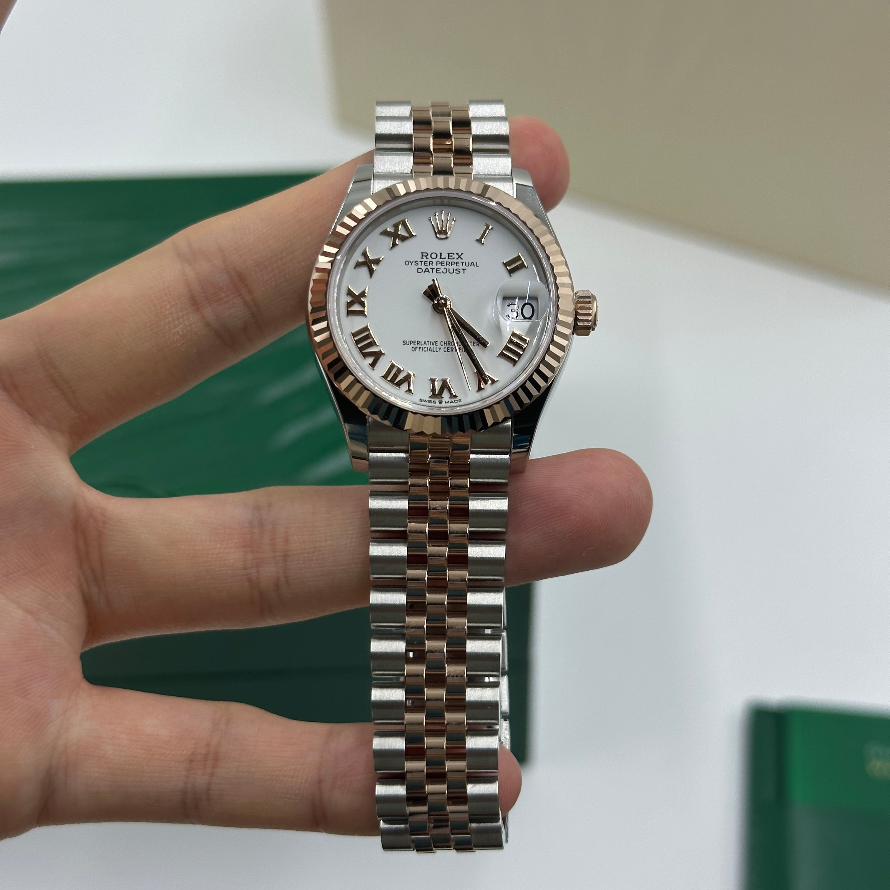 Rolex Datejust 31 278271 Weißes römisches Jubiläum 2025