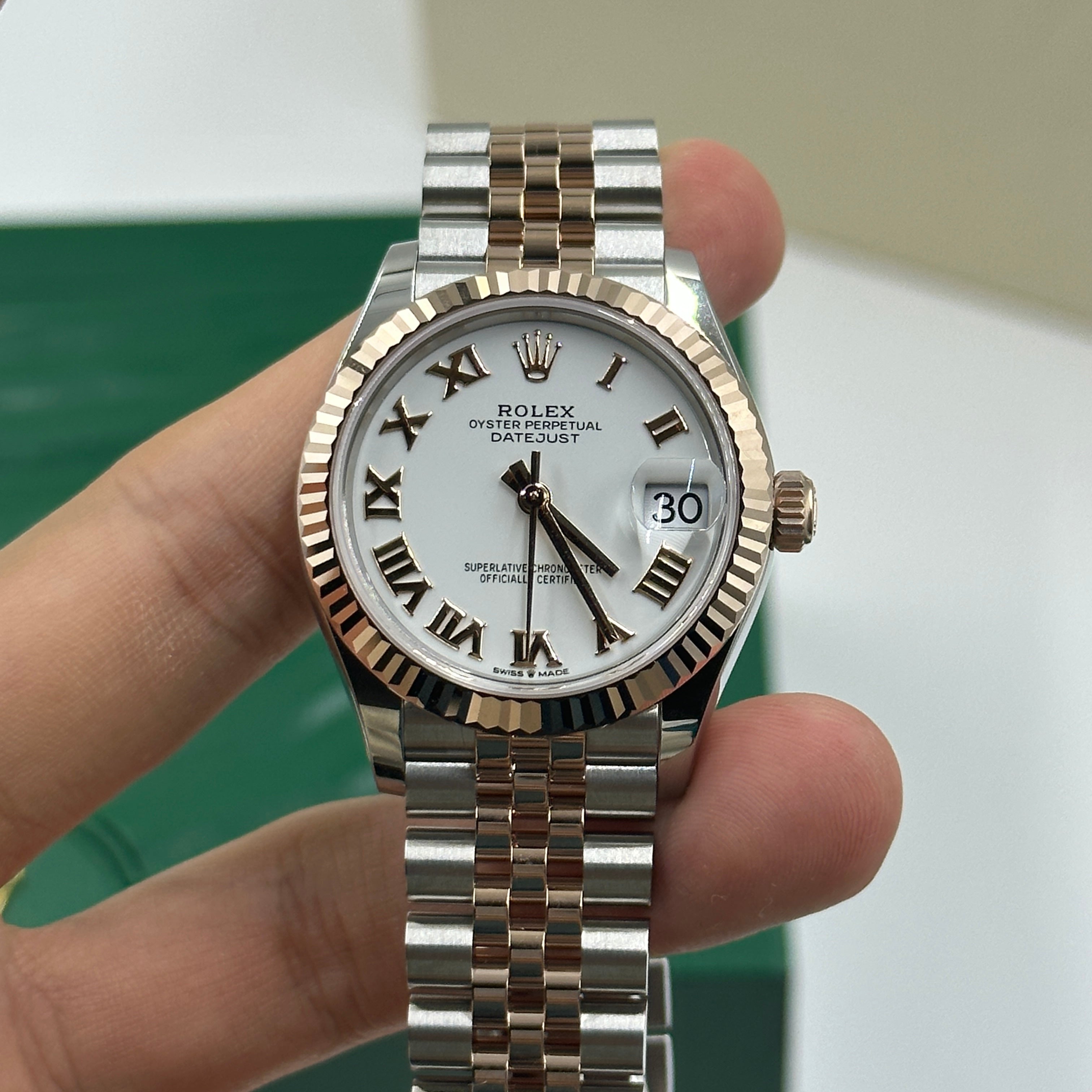 Rolex Datejust 31 278271 Weißes römisches Jubiläum 2025