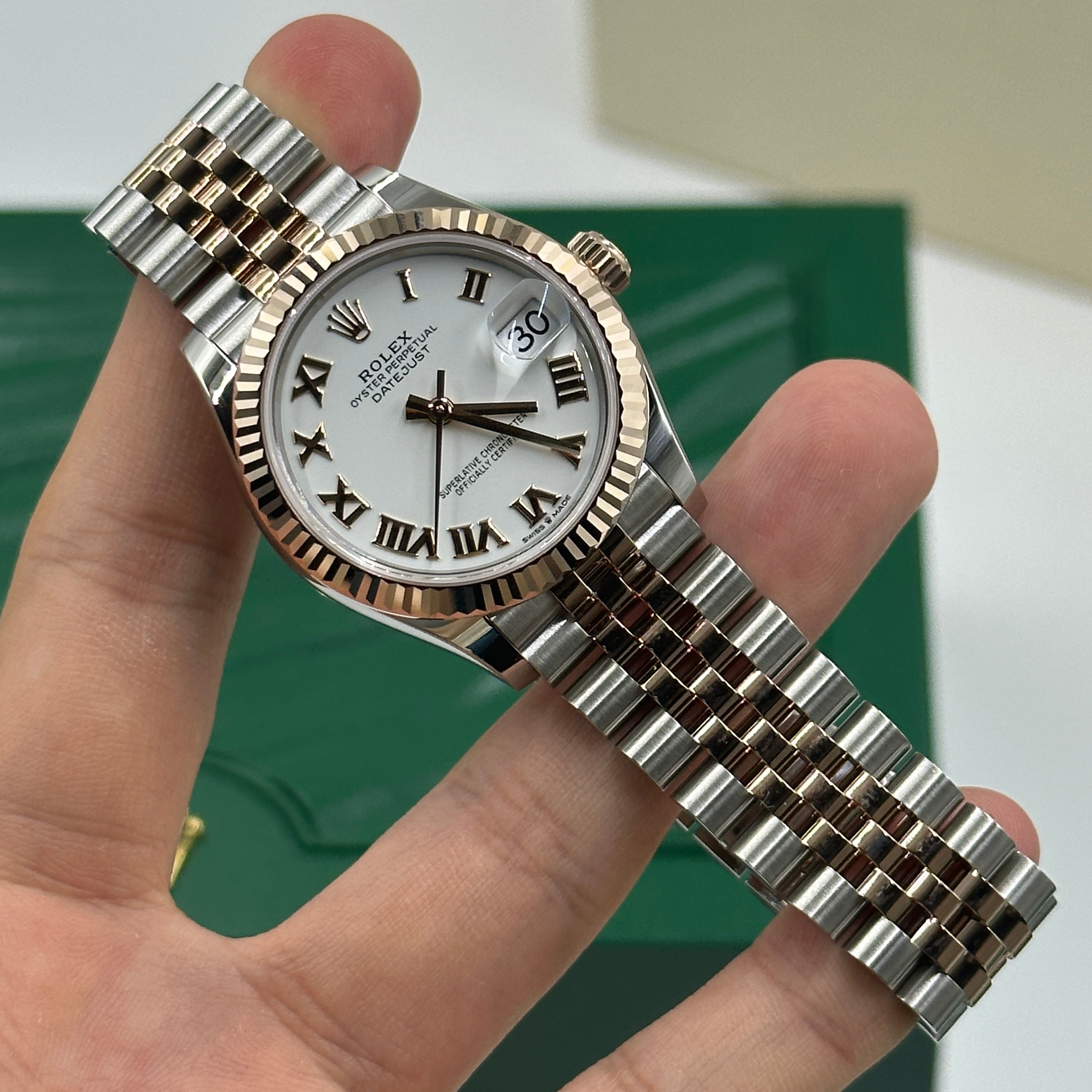 Rolex Datejust 31 278271 Weißes römisches Jubiläum 2025