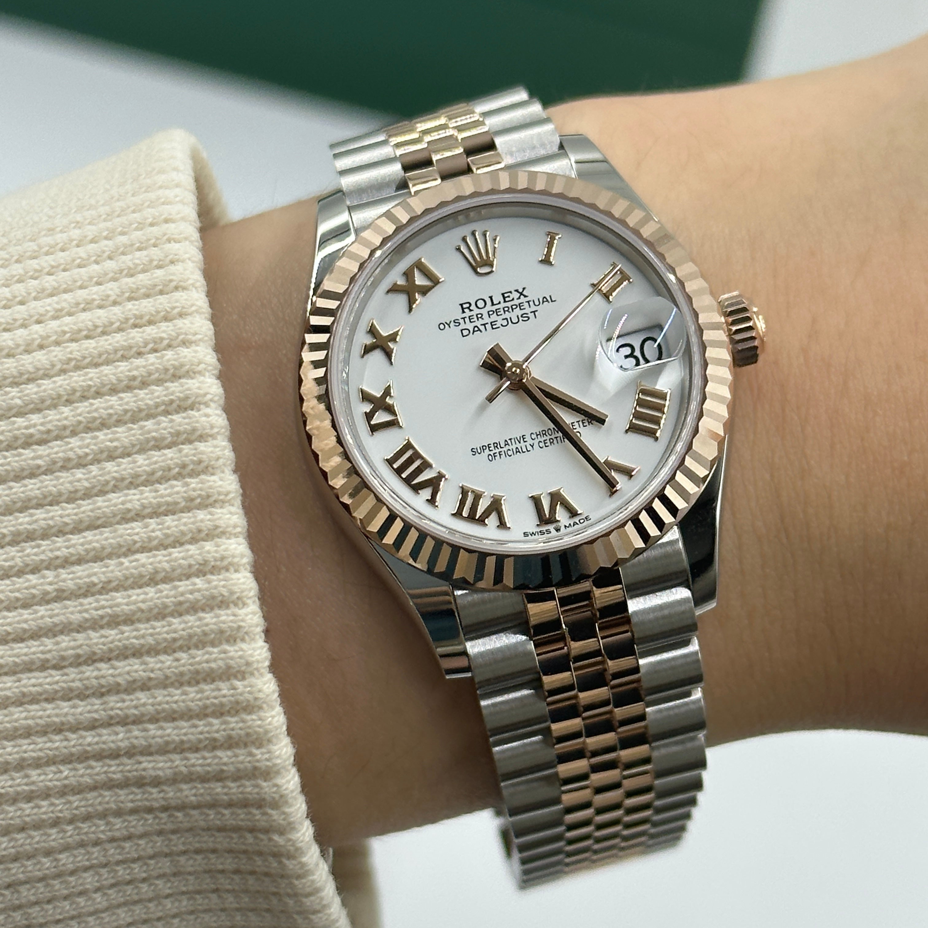 Rolex Datejust 31 278271 Weißes römisches Jubiläum 2025