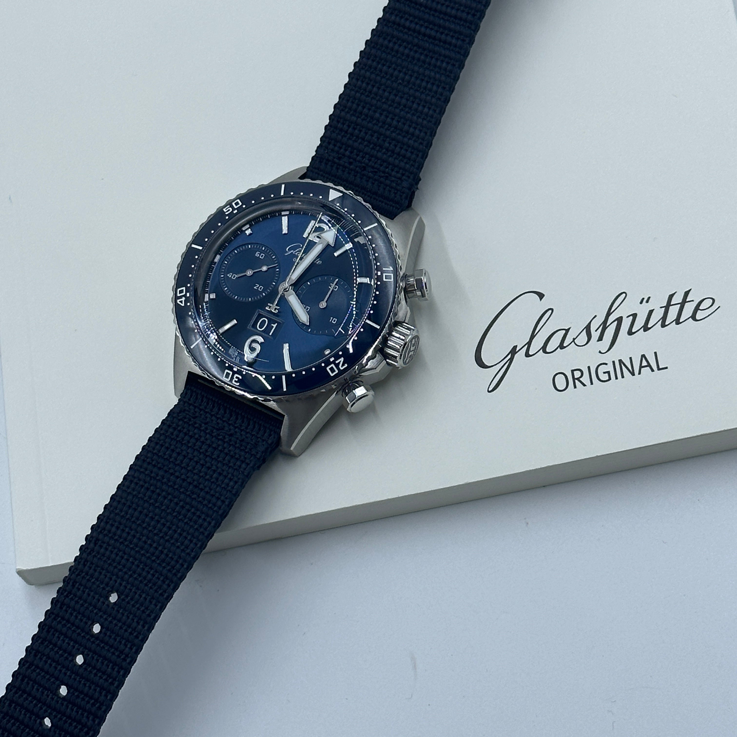 Glashütte Original Seaq Chronograph Blue Dial 1-37-23-02-81-36 2026