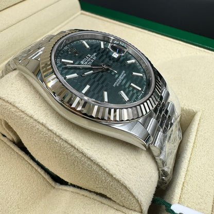 Rolex Datejust 41 126334 Mintgrün Index Jubilee 2025