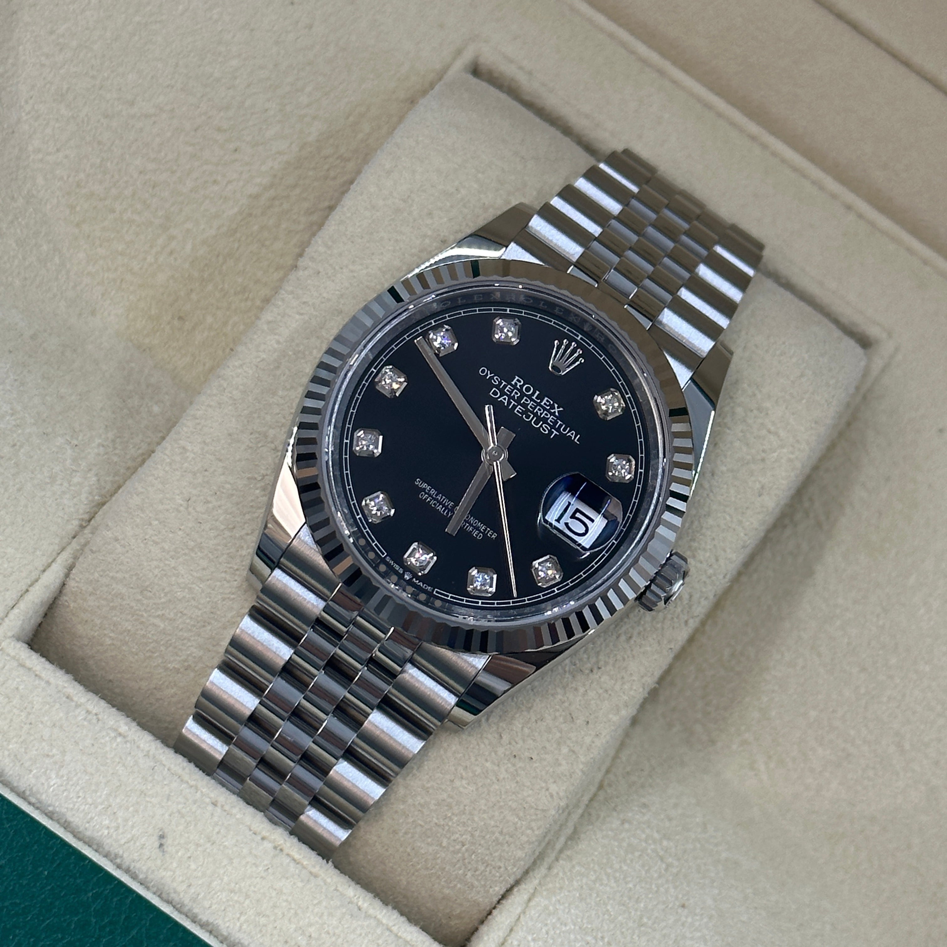 Rolex Datejust 36 126281RBR G BLACK JUB