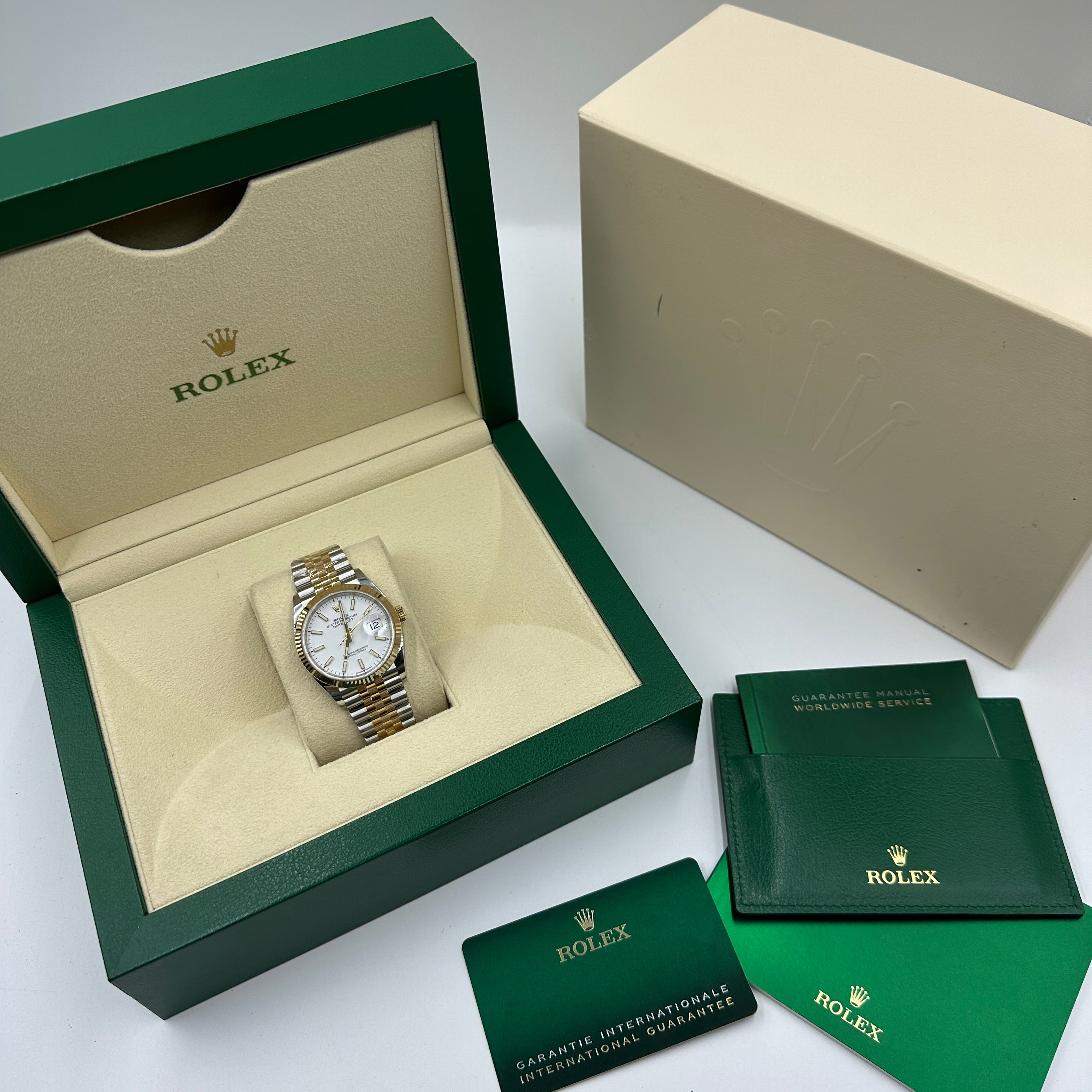 Rolex Datejust 41 126333 Weißer Index Jubilee 2025