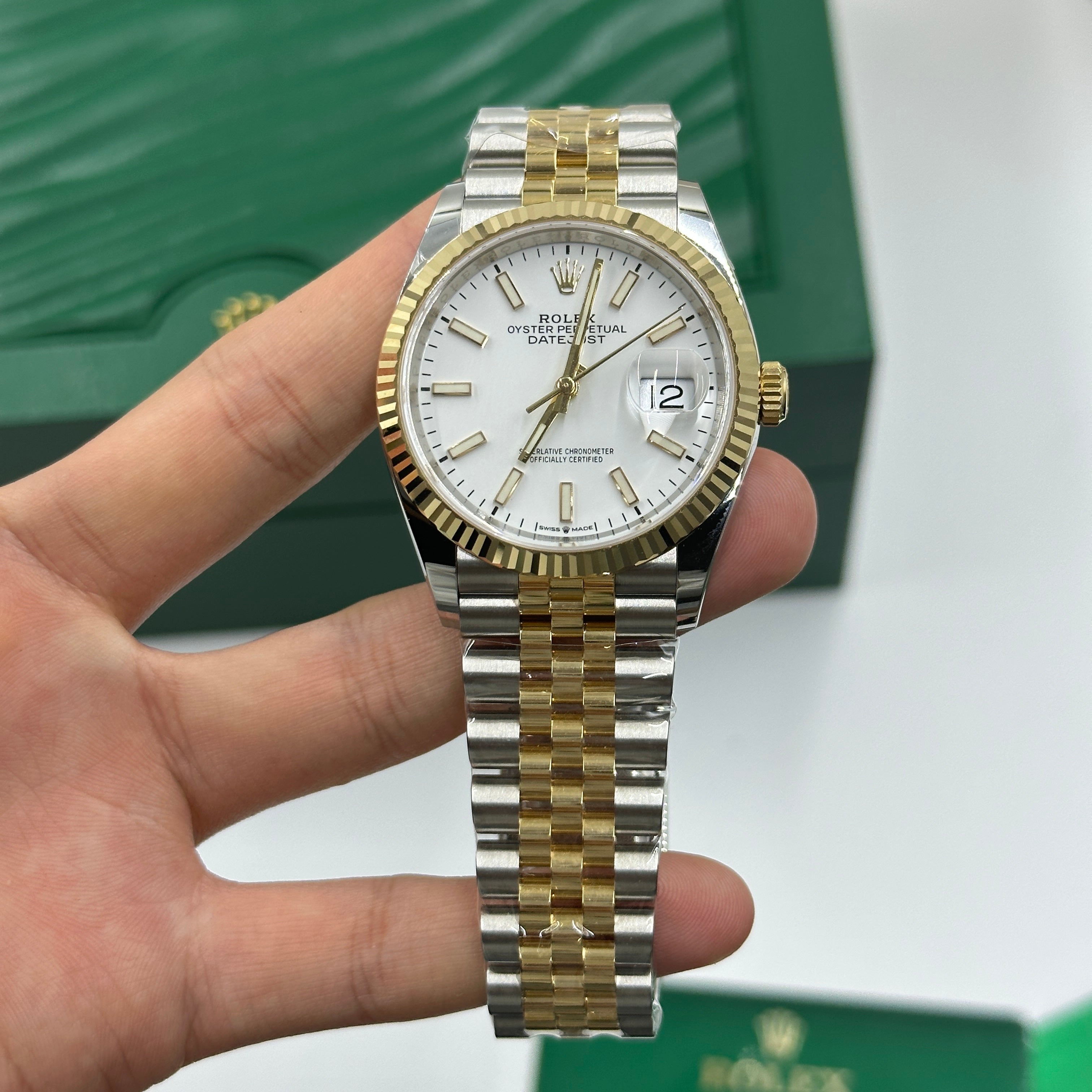 Rolex Datejust 41 126333 Weißer Index Jubilee 2025