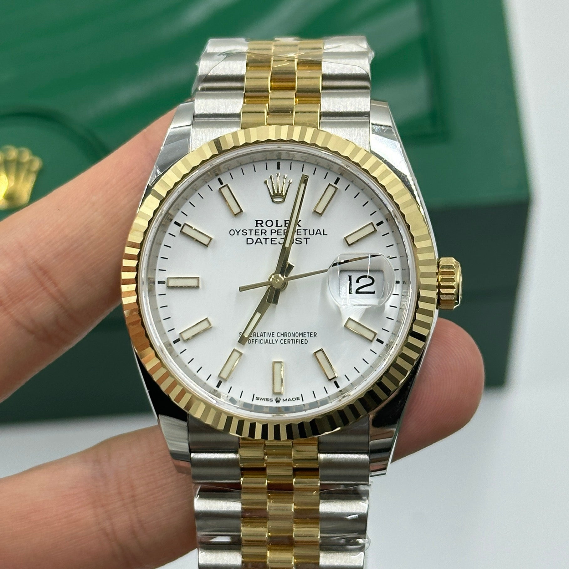 Rolex Datejust 41 126333 Weißer Index Jubilee 2025