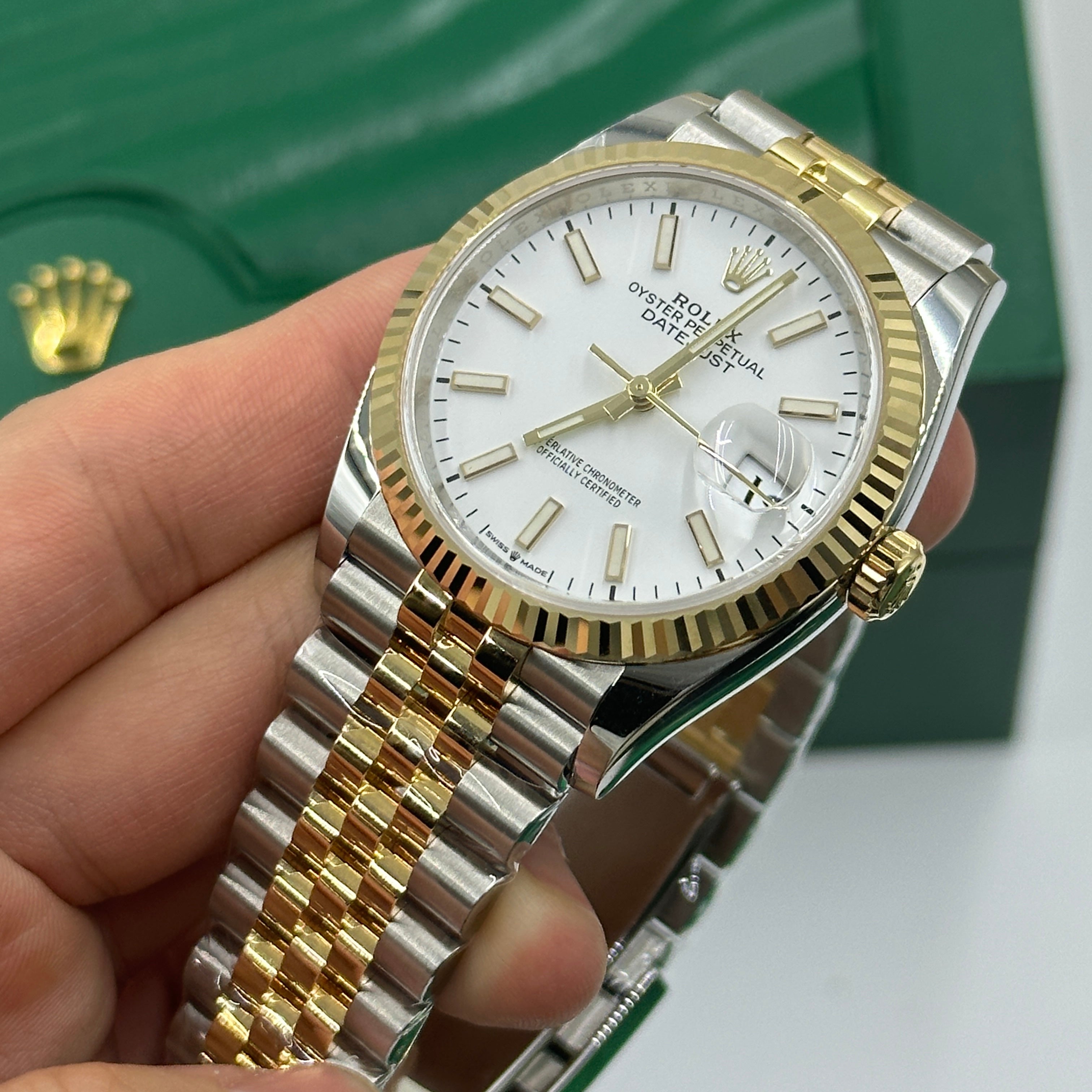 Rolex Datejust 41 126333 White Index Oyster 2025