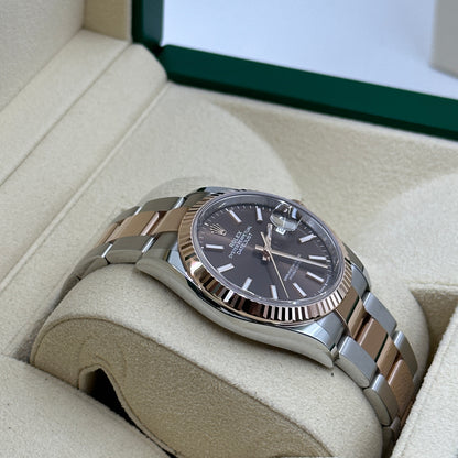 Rolex Datejust 36 126231 Choc Index Oyster 2025