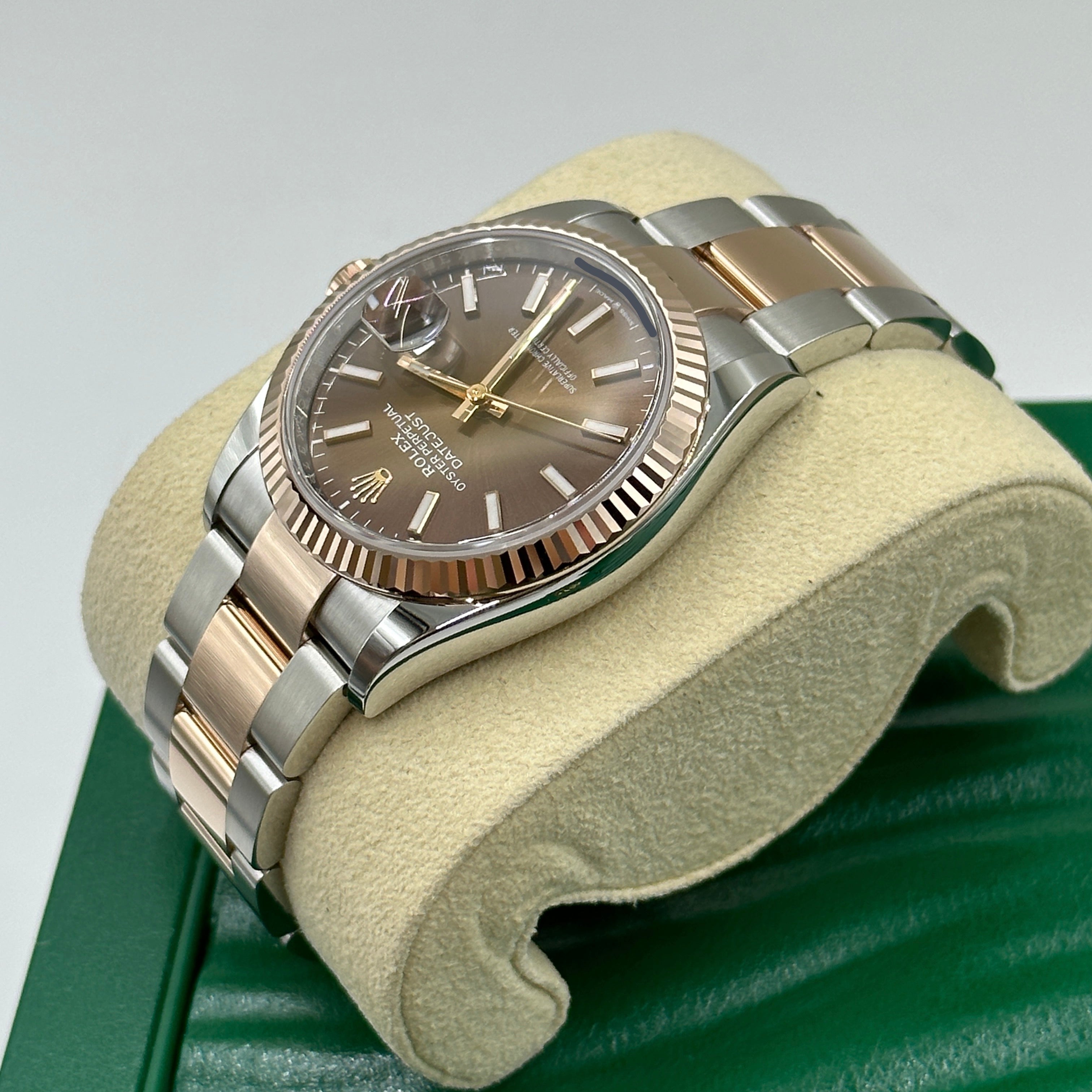 Rolex Datejust 36 126231 Choc Index Oyster 2025