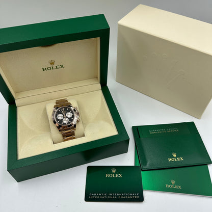 Rolex Cosmograph Daytona 126505 Hellschwarz und Sundust