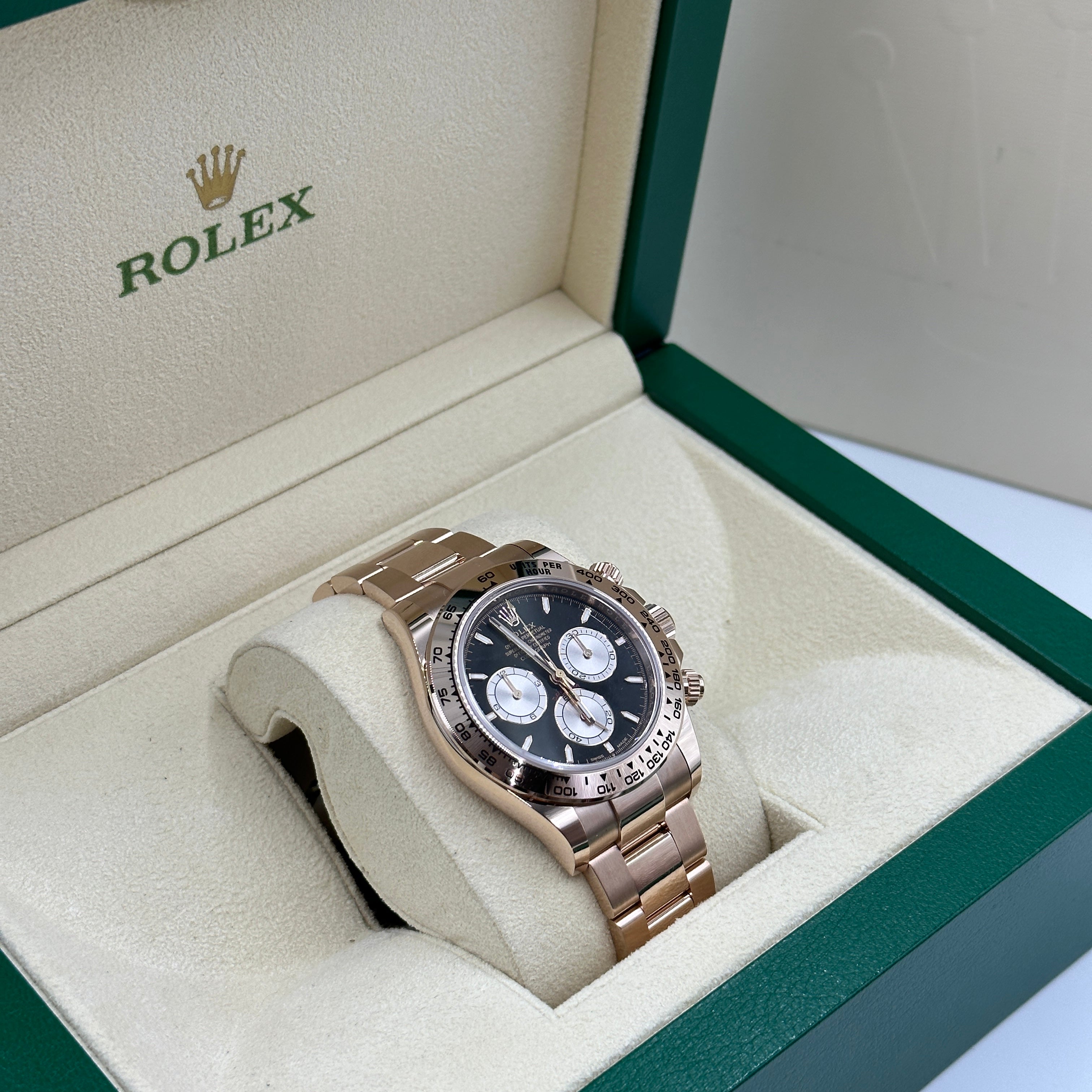 Rolex Cosmograph Daytona 126505 Hellschwarz und Sundust