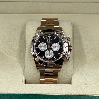 Rolex Cosmograph Daytona 126505 Hellschwarz und Sundust