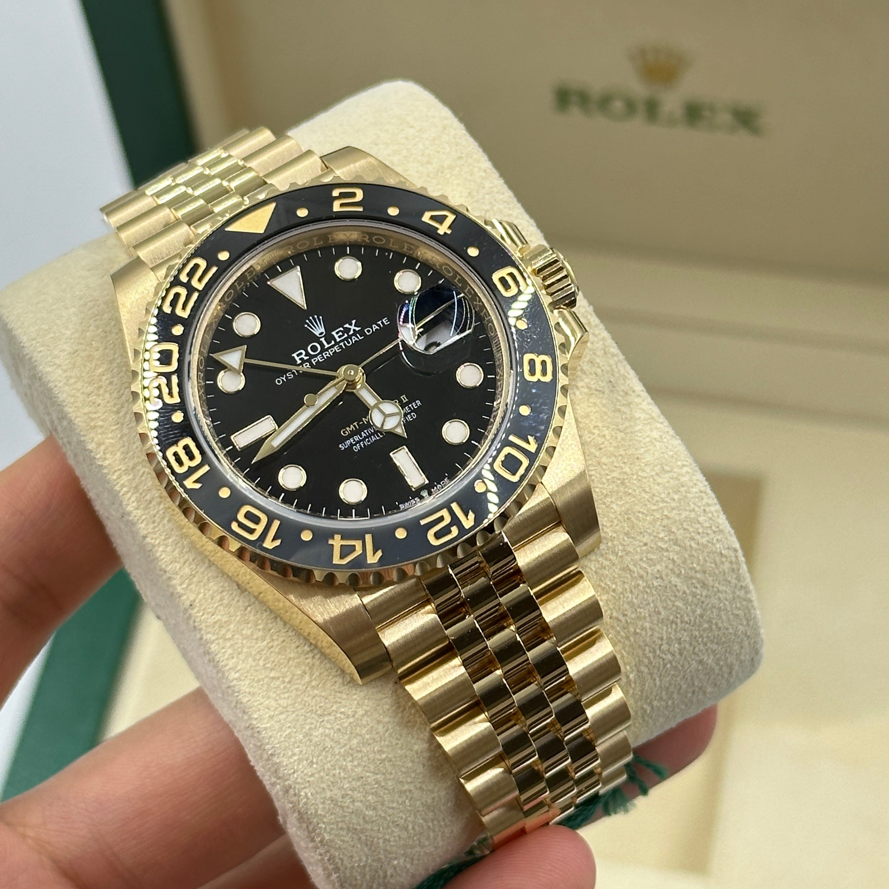 Rolex GMT-Master II 126718GRNR Black Dial Jubilee 2025