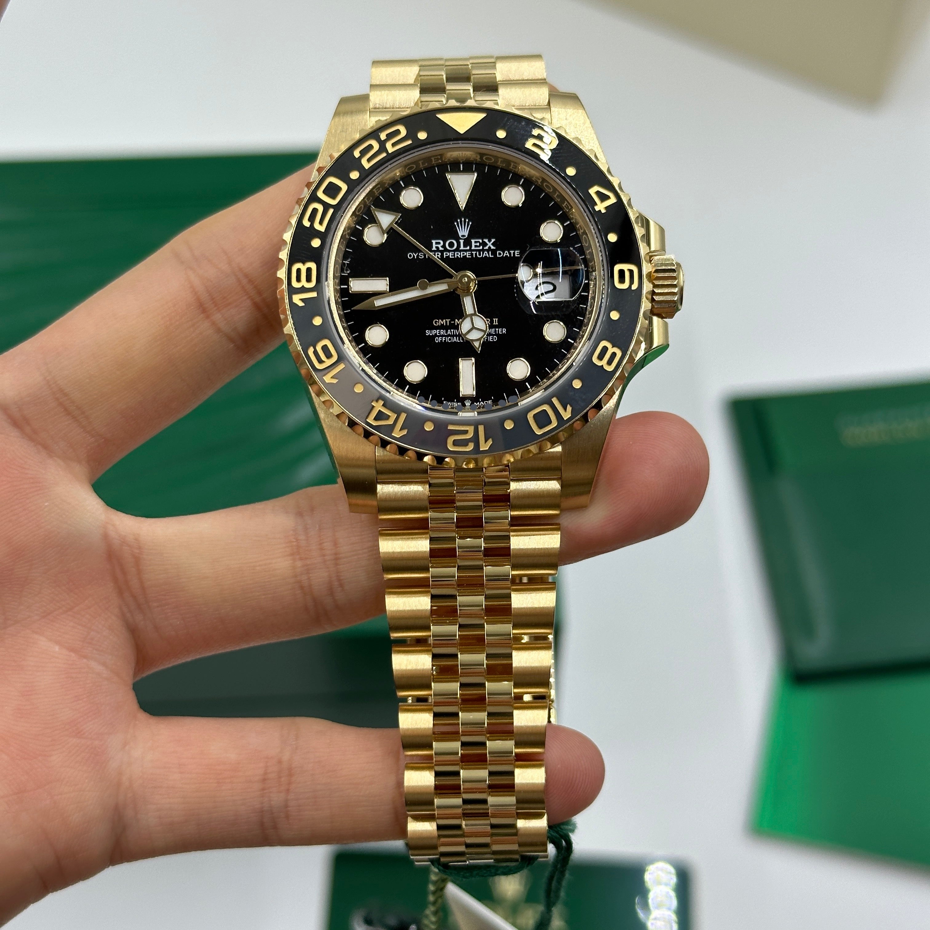 Rolex GMT-Master II 126718GRNR Tiger Iron Jubilee
