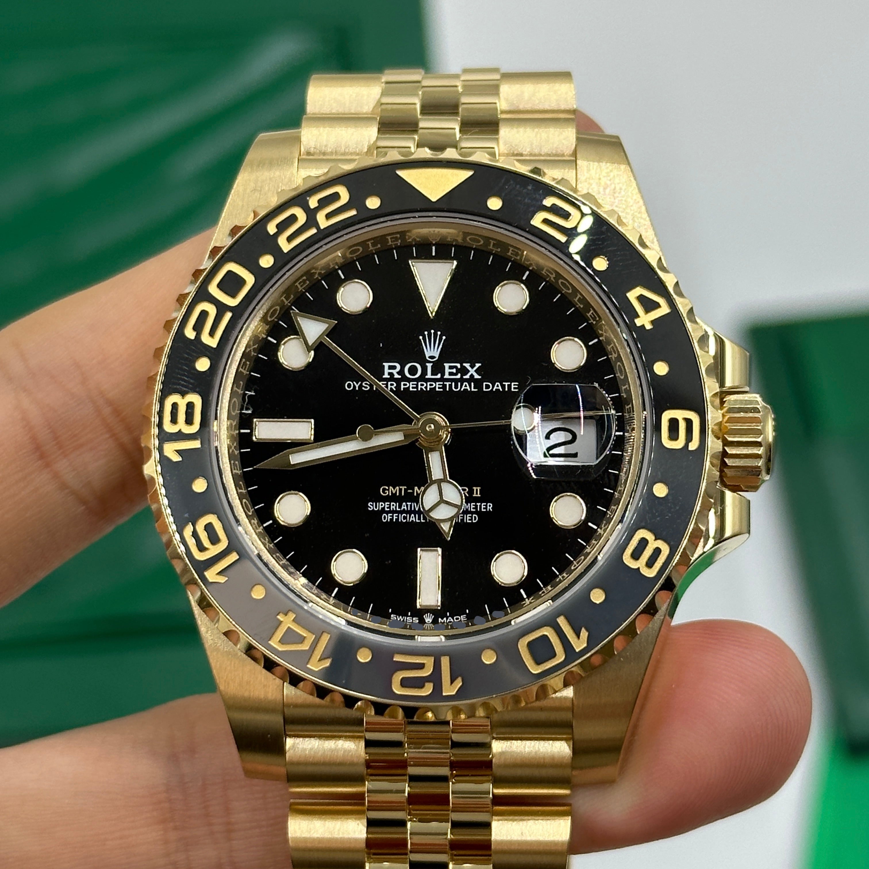 Rolex GMT-Master II 126718GRNR Tiger Iron Jubilee
