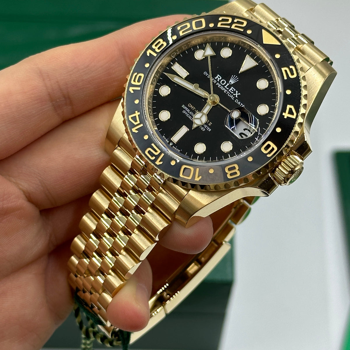 Rolex GMT-Master II 126718GRNR Tiger Iron Jubilee