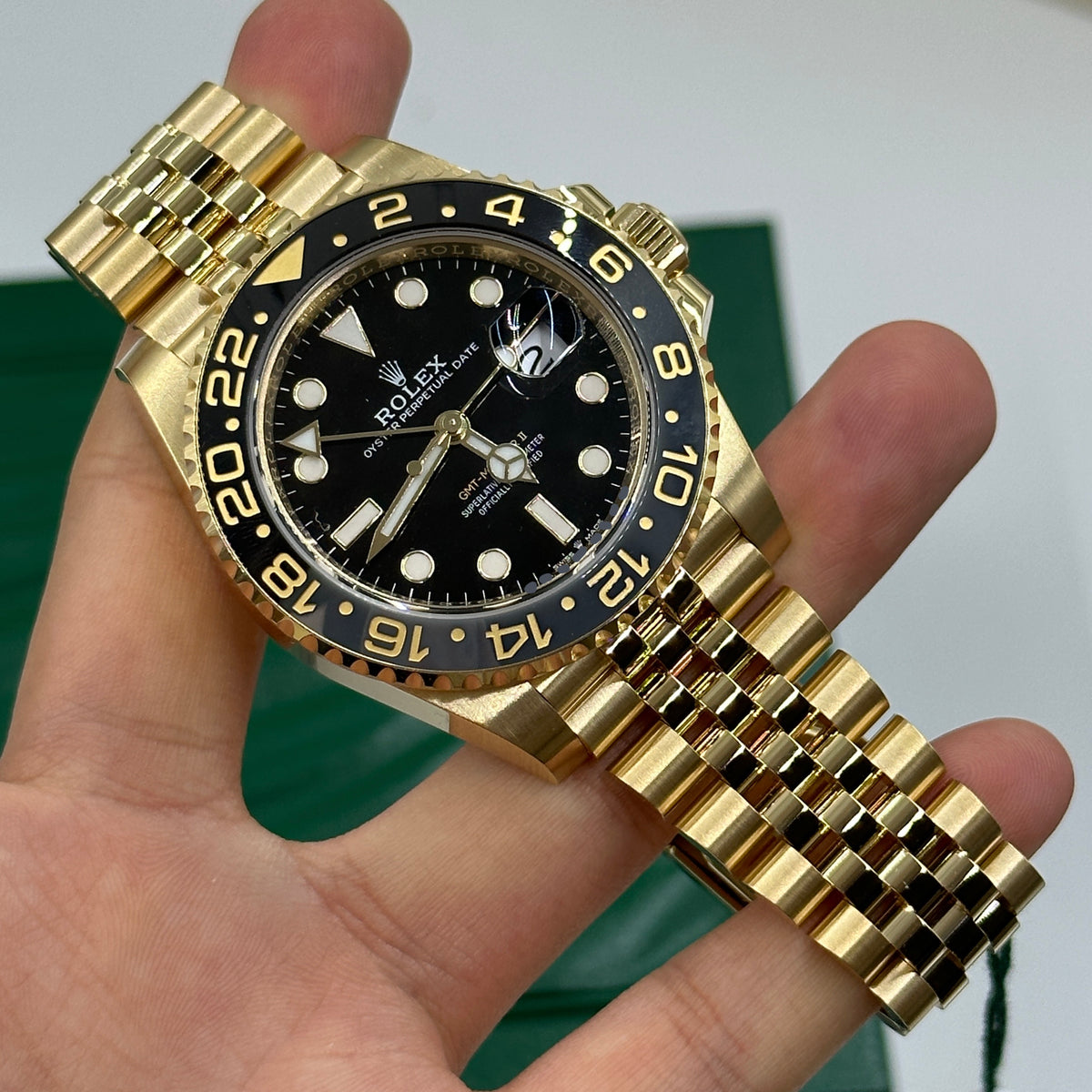 Rolex GMT-Master II 126718GRNR Tiger Iron Jubilee