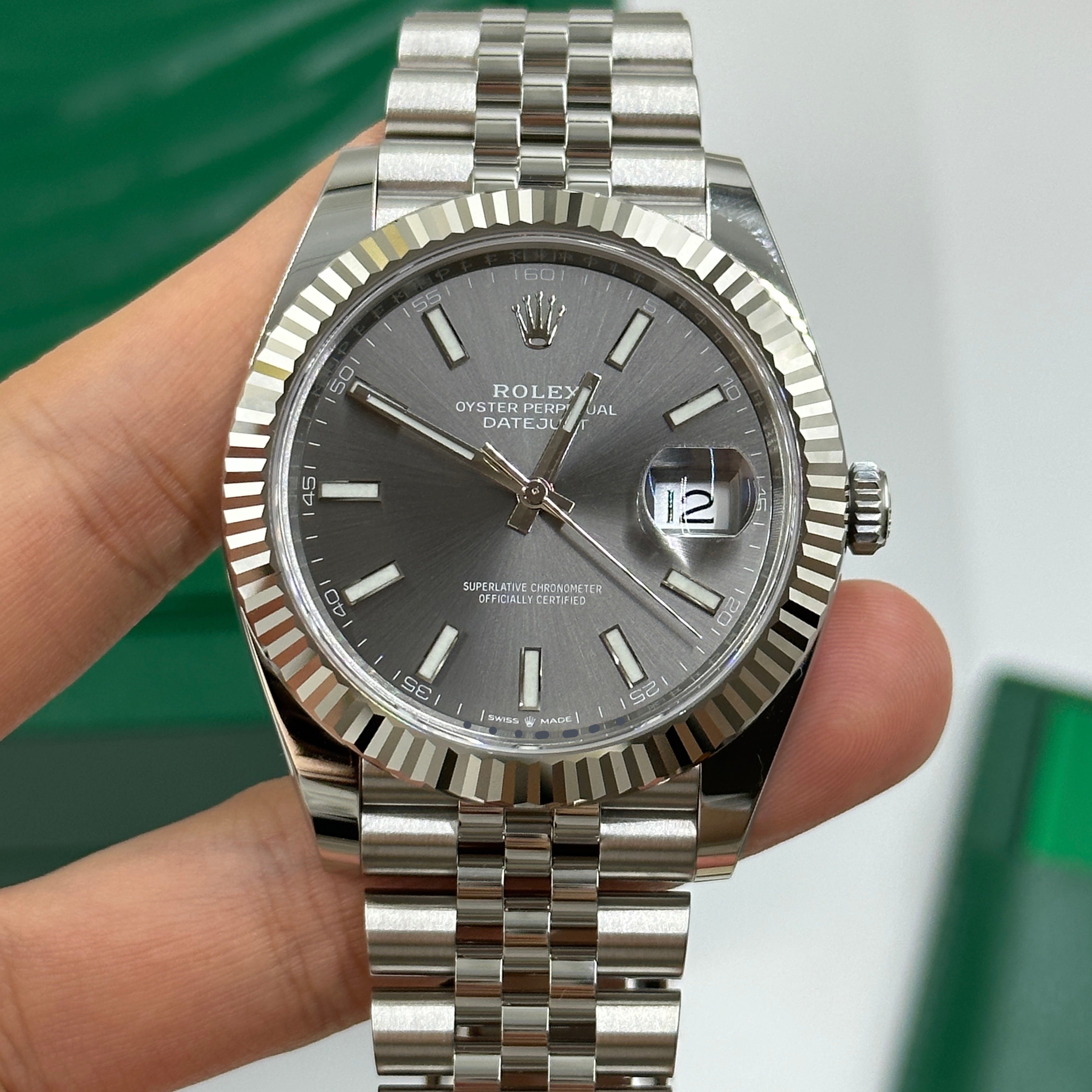 Rolex Datejust 41 126334 Grey Jubilee 2025