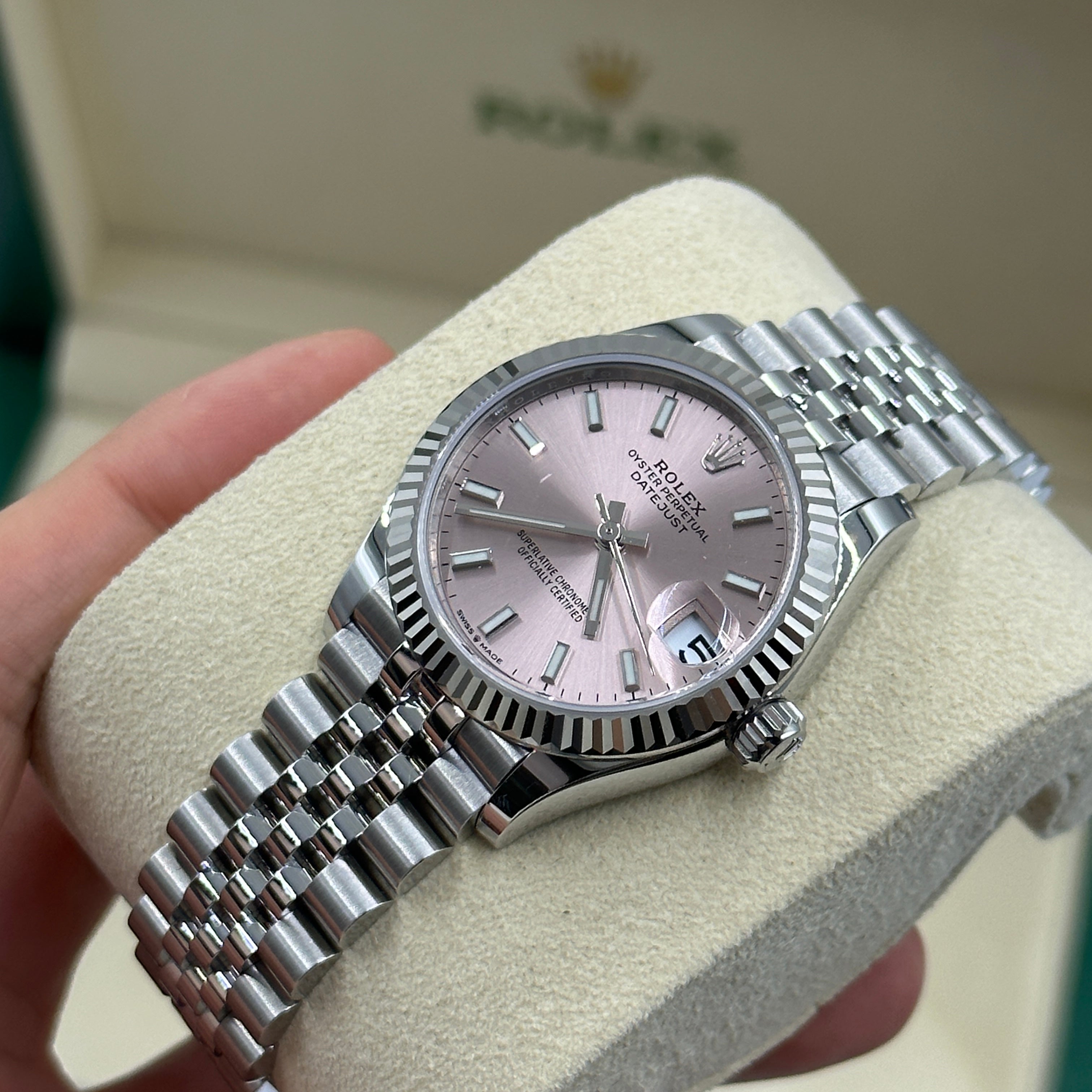 Rolex Datejust 31 278274 PINK INDEX JUB