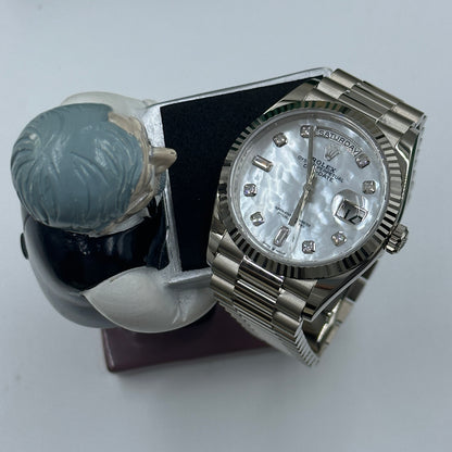 Rolex Day-Date 36 128239NG White Gold Mother Of Pearl Jubilee 2025