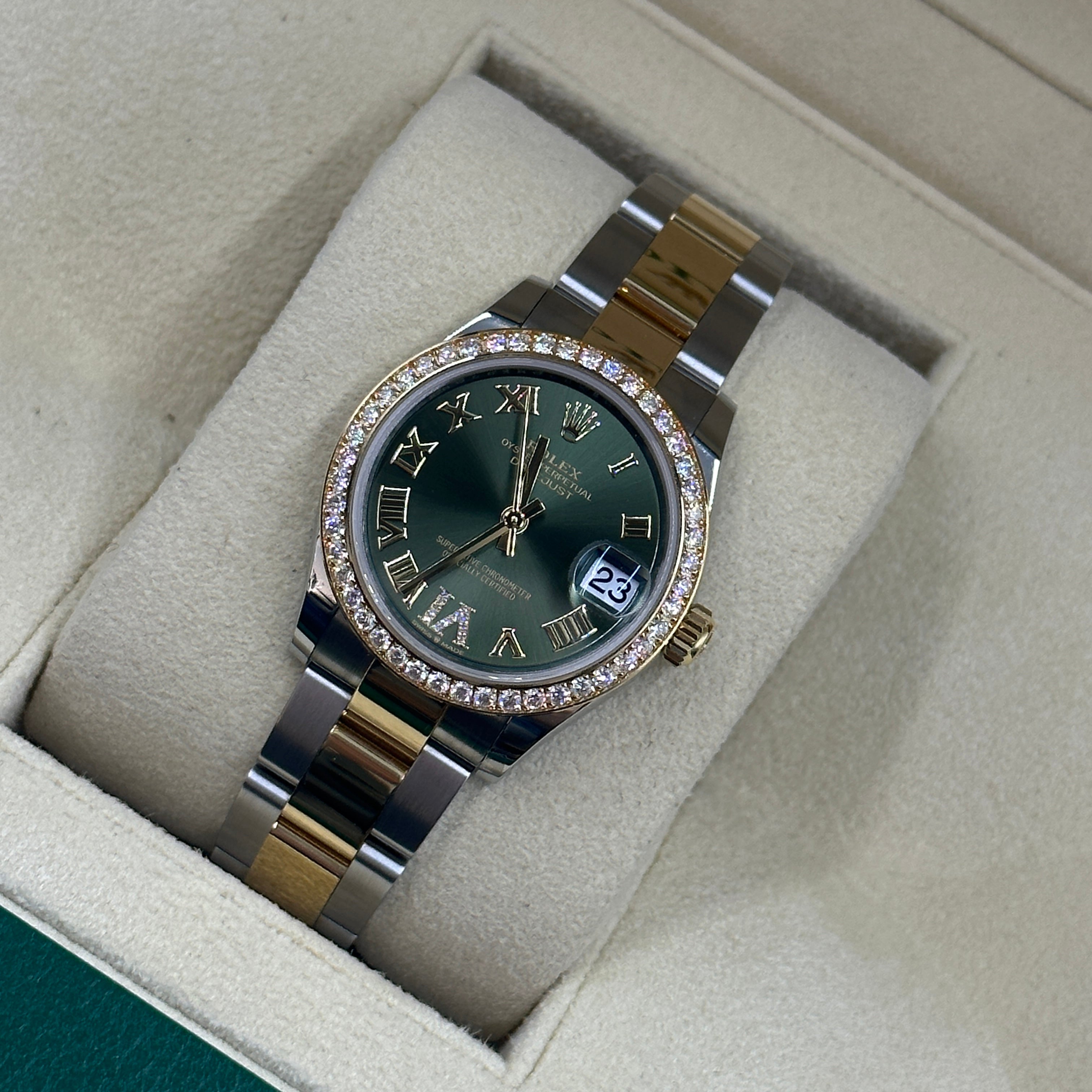Rolex Datejust 31 278383RBR Grüne VI Oyster 2023