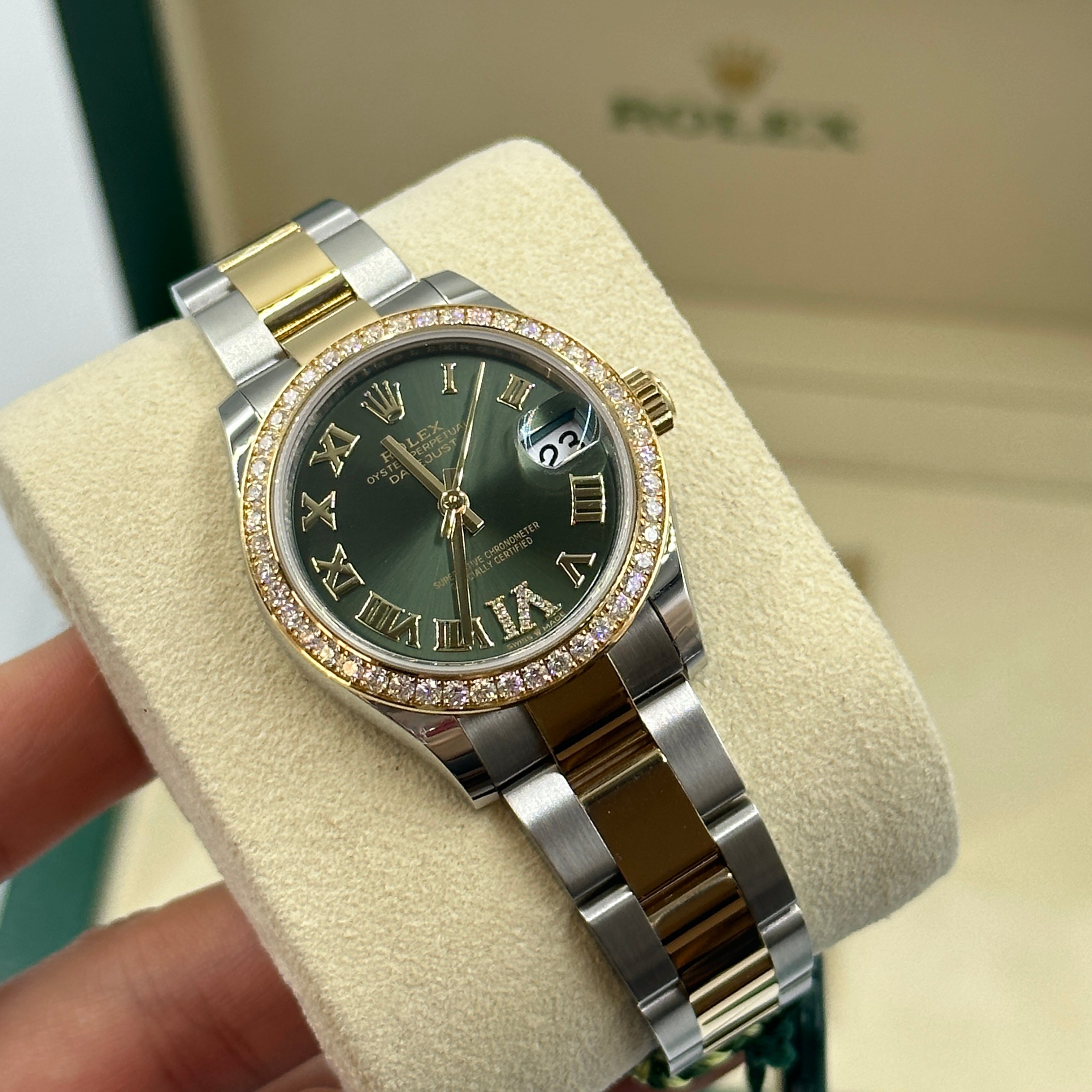 Rolex Datejust 31 278383RBR Grüne VI Oyster 2023