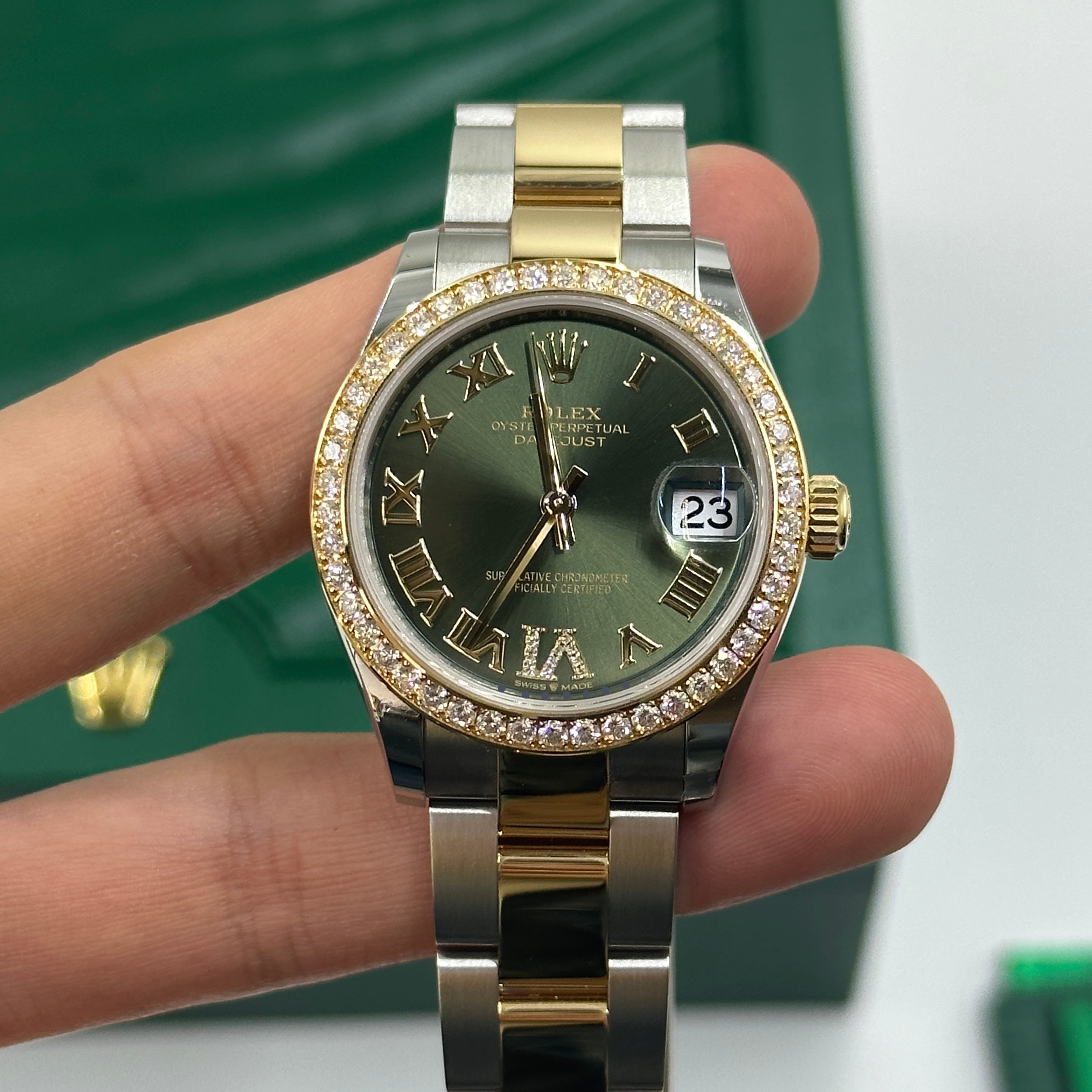 Rolex Datejust 31 278383RBR Grüne VI Oyster 2023