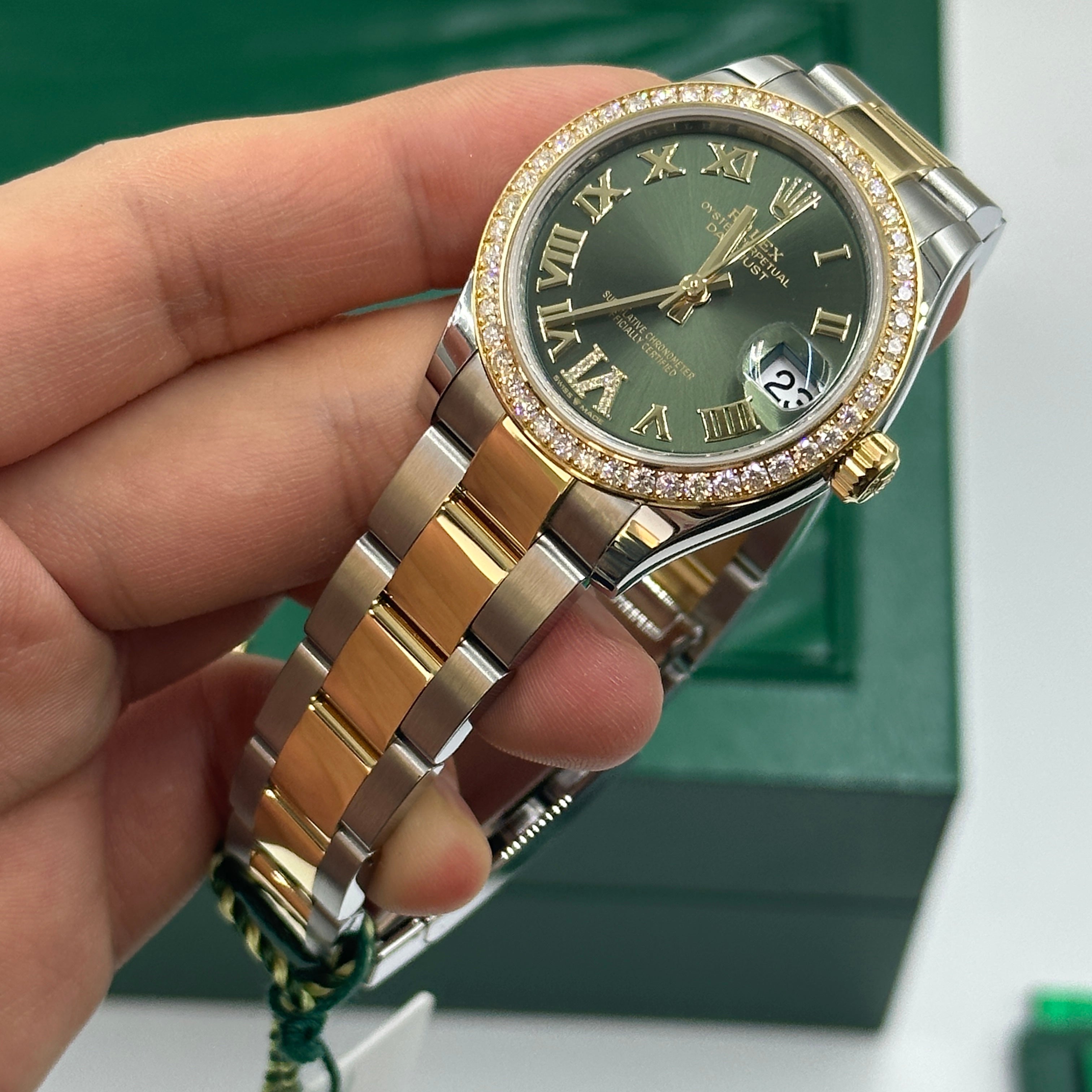 Rolex Datejust 31 278383RBR Grüne VI Oyster 2023