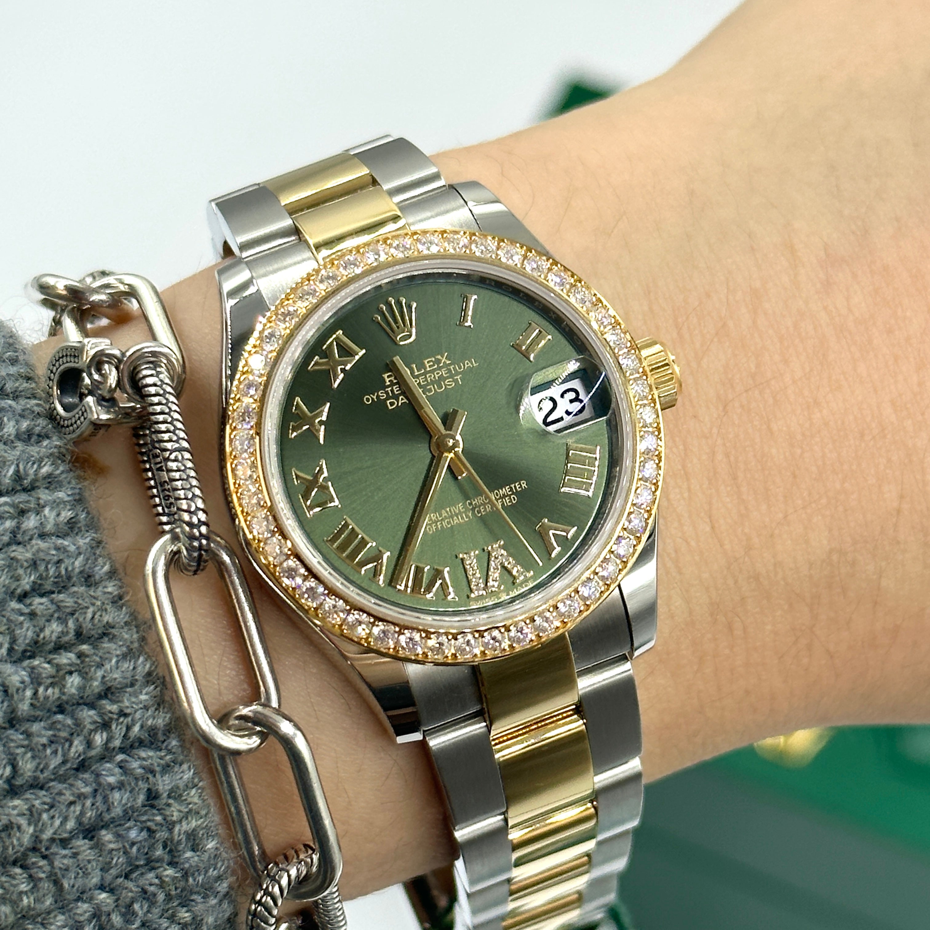 Rolex Datejust 31 278383RBR Grüne VI Oyster 2023