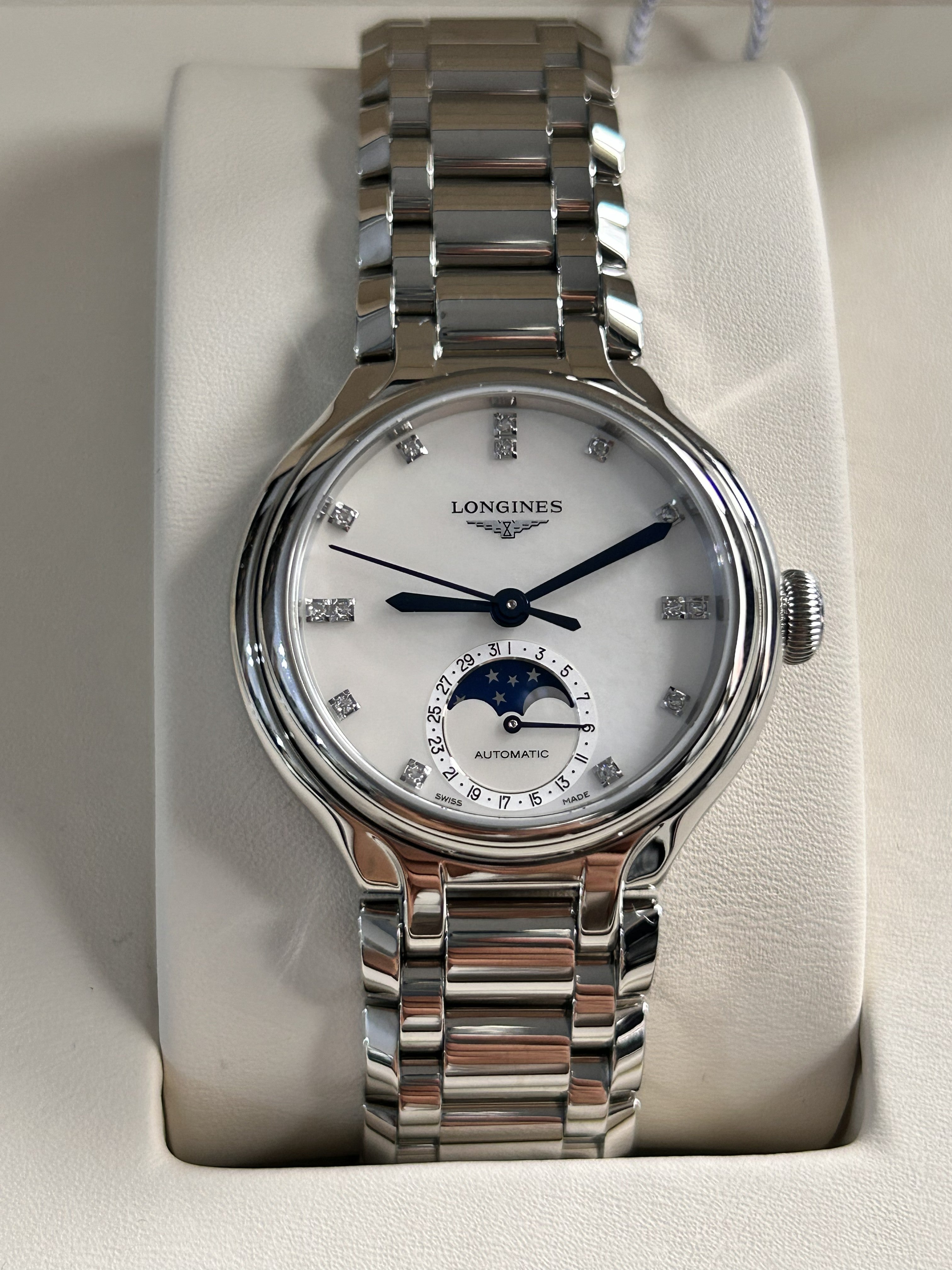 Longines Primlauna 34mm Auto Moonphase L8.126.4.87.6 2026