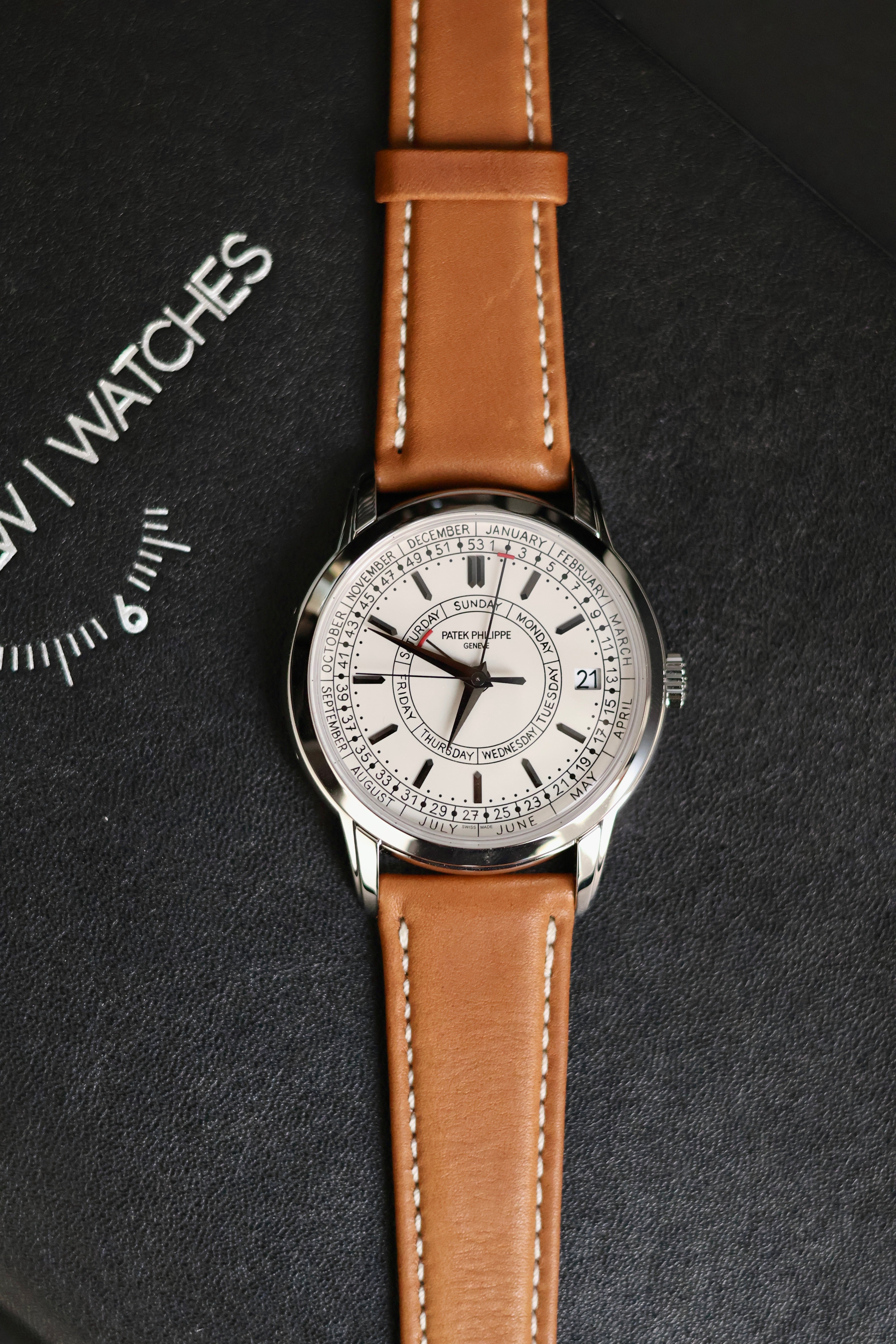 Patek Philippe Calatrava Wochenkalender 5212A‑001 Stahl 40 mm