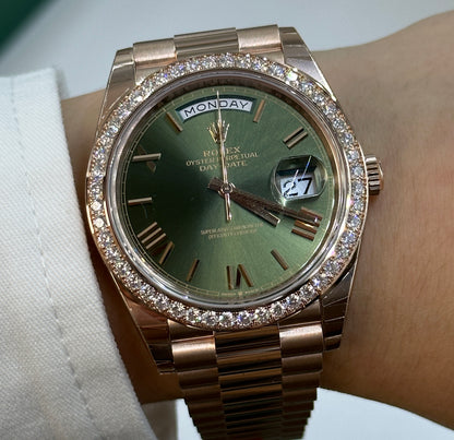 Rolex Day-Date 40 228345RBR Green Roman  m228345rbr-0011 2026