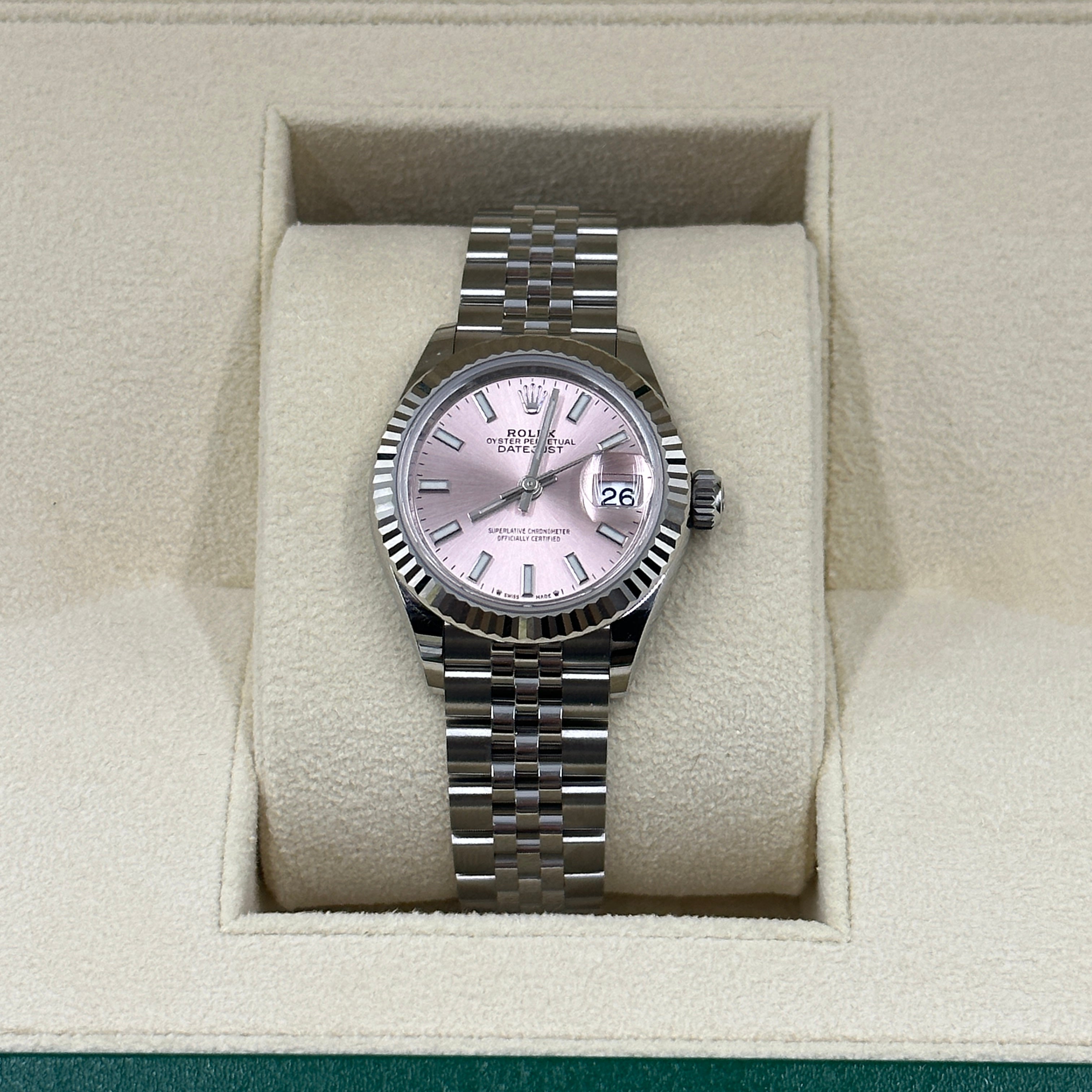 Rolex Lady-Datejust 279174 Pink Index Jubilee 2025