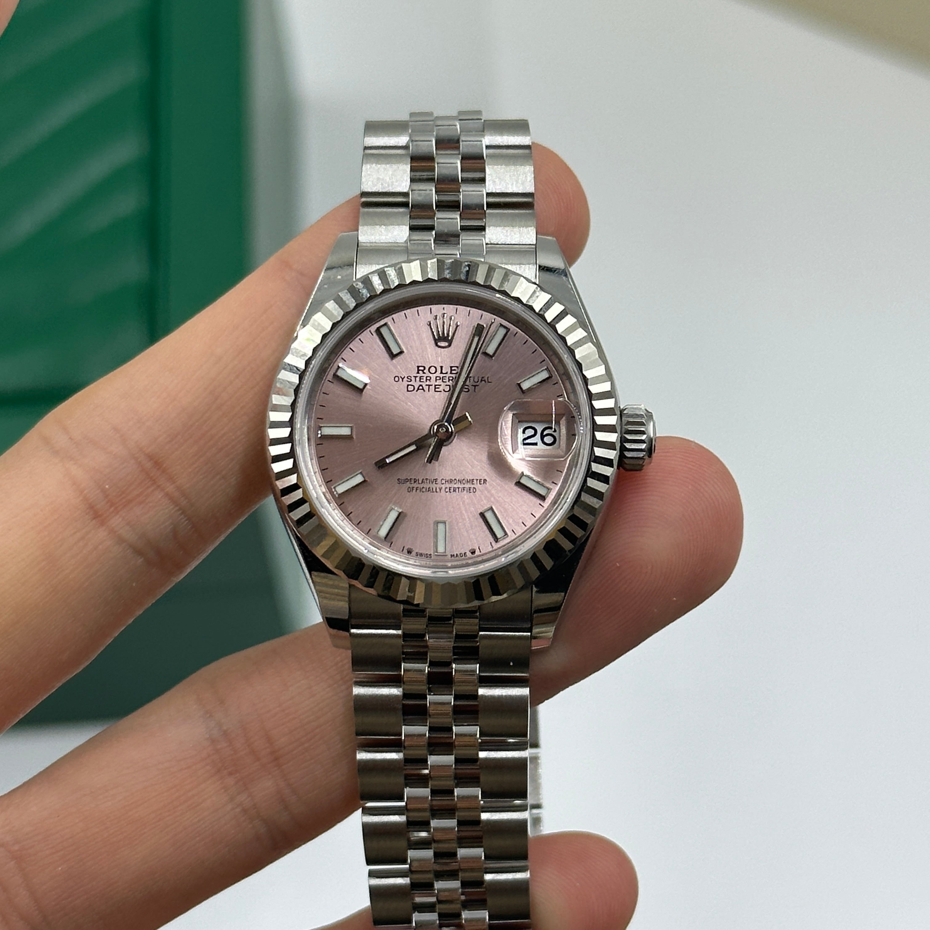 Rolex Lady-Datejust 279174 Pink Index Jubilee 2024