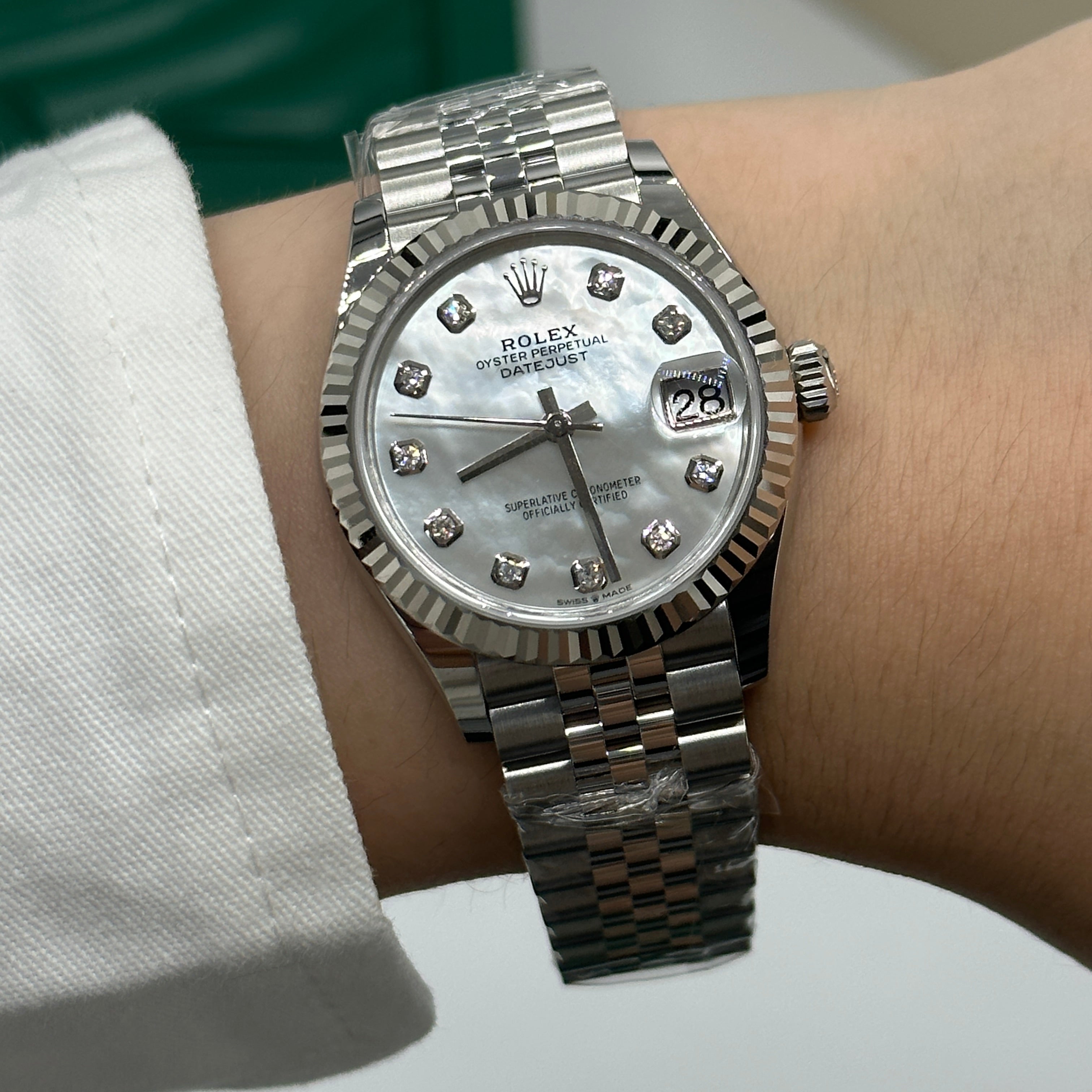 Rolex Datejust 31 278274Ng Weißes Jubiläum 2025