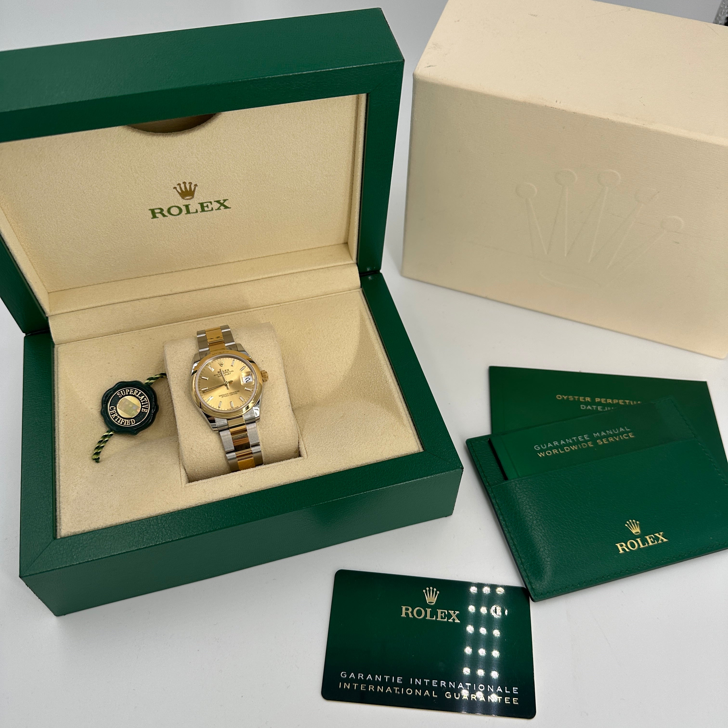 Rolex Datejust 31 278243 Champ Index Oyster 2025