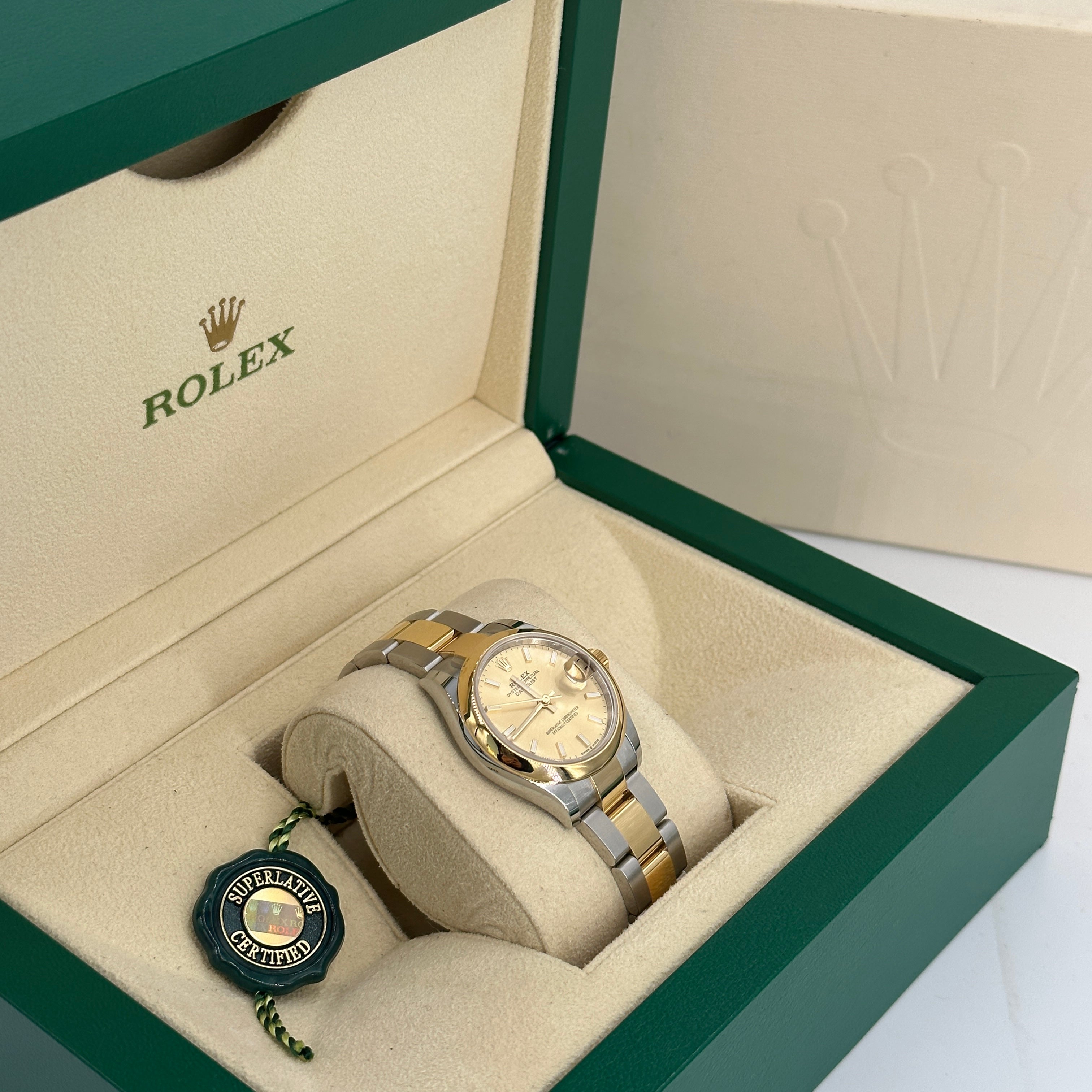 Rolex Datejust 31 278243 Champ Index Oyster 2025