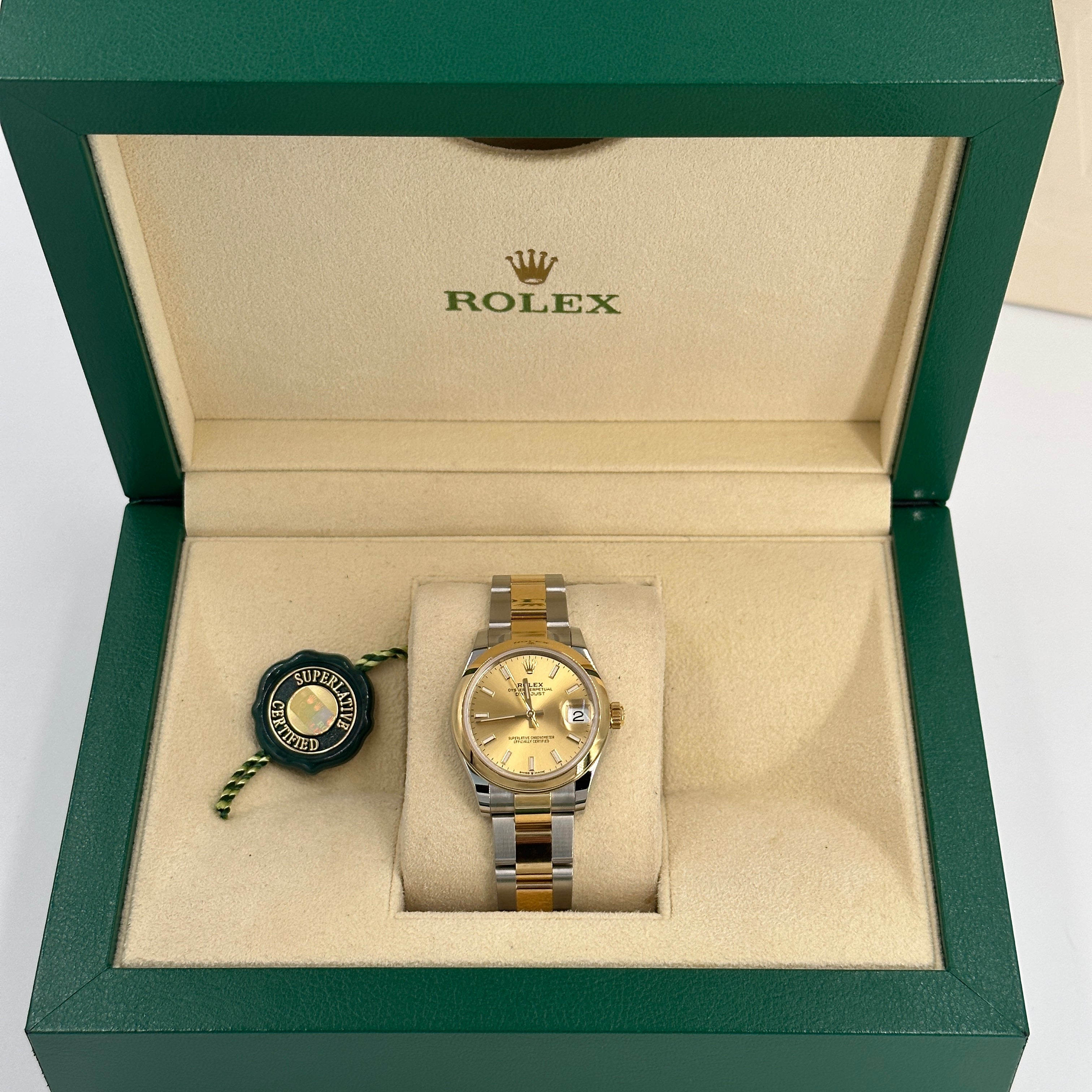 Rolex Datejust 31 278243 Champ Index Oyster 2025