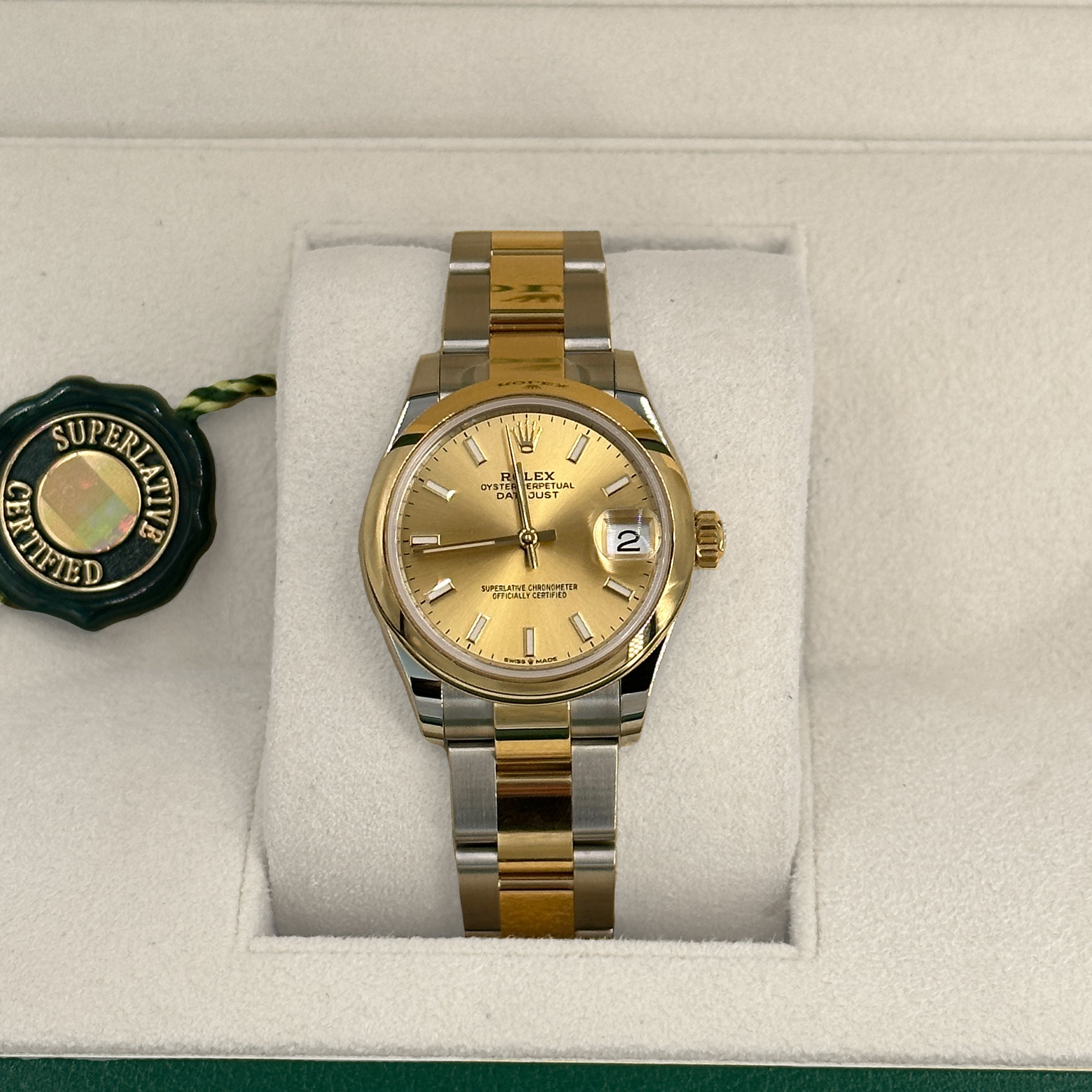 Rolex Datejust 31 278243 Champ Index Oyster 2025