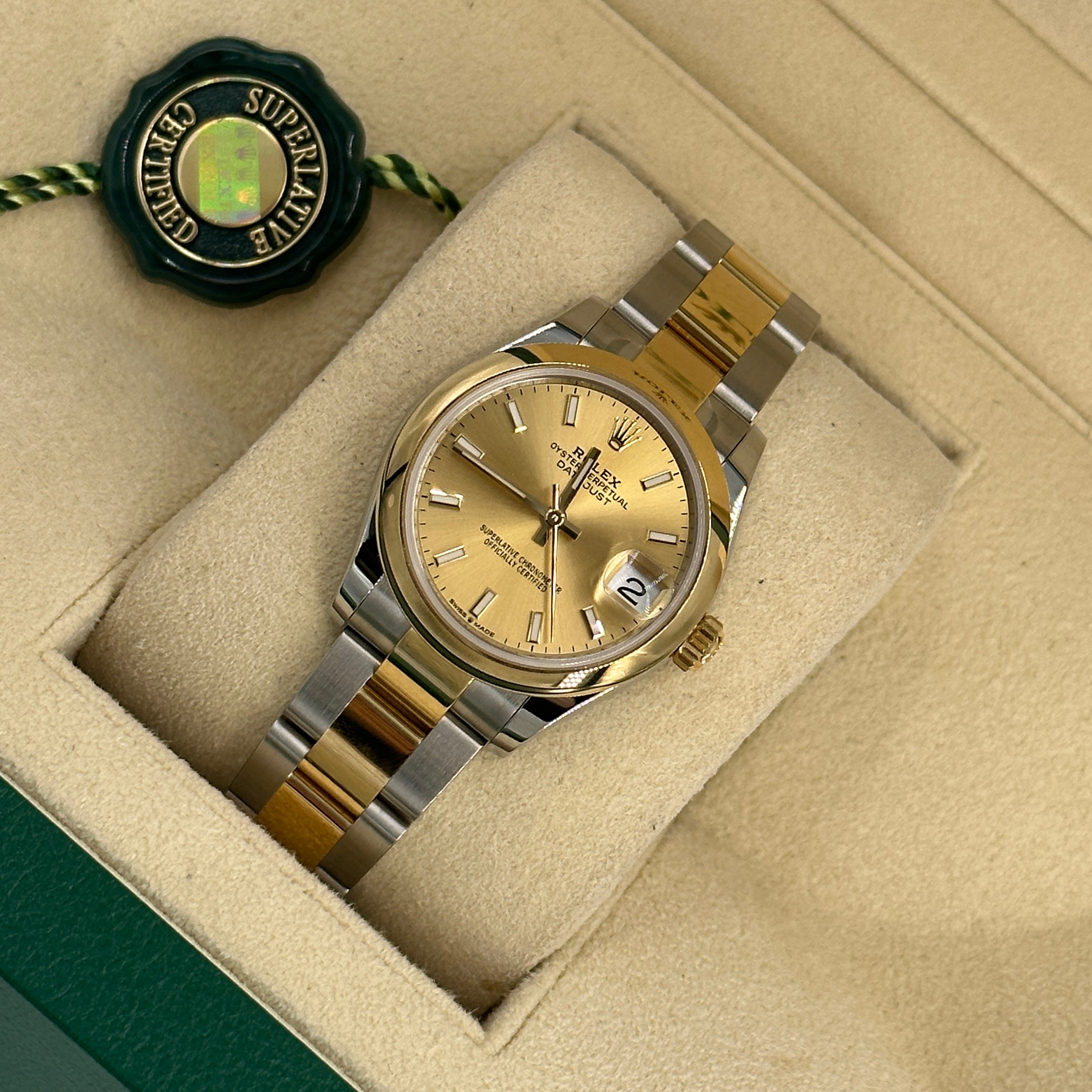 Rolex Datejust 31 278243 Champ Index Oyster 2025