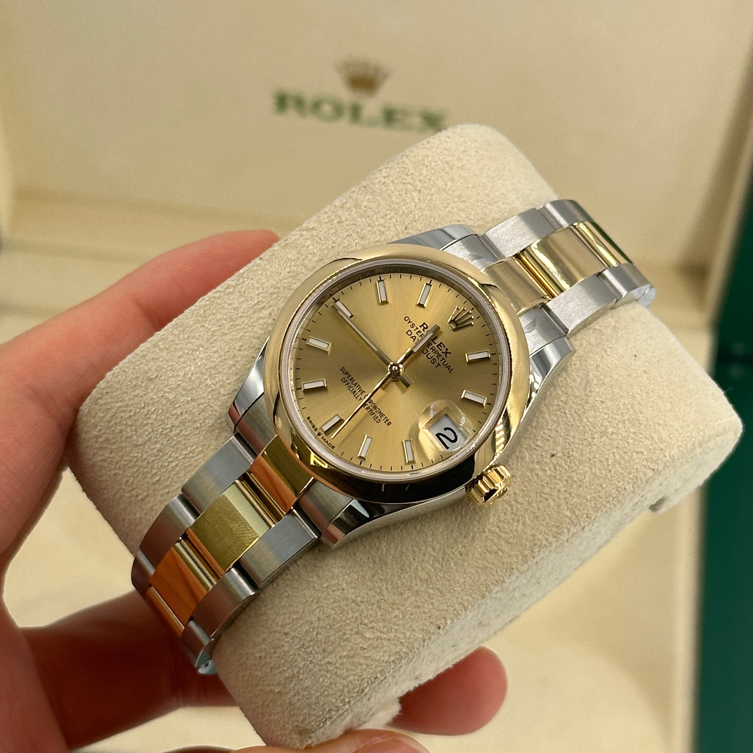 Rolex Datejust 31 278243 Champ Index Oyster 2025