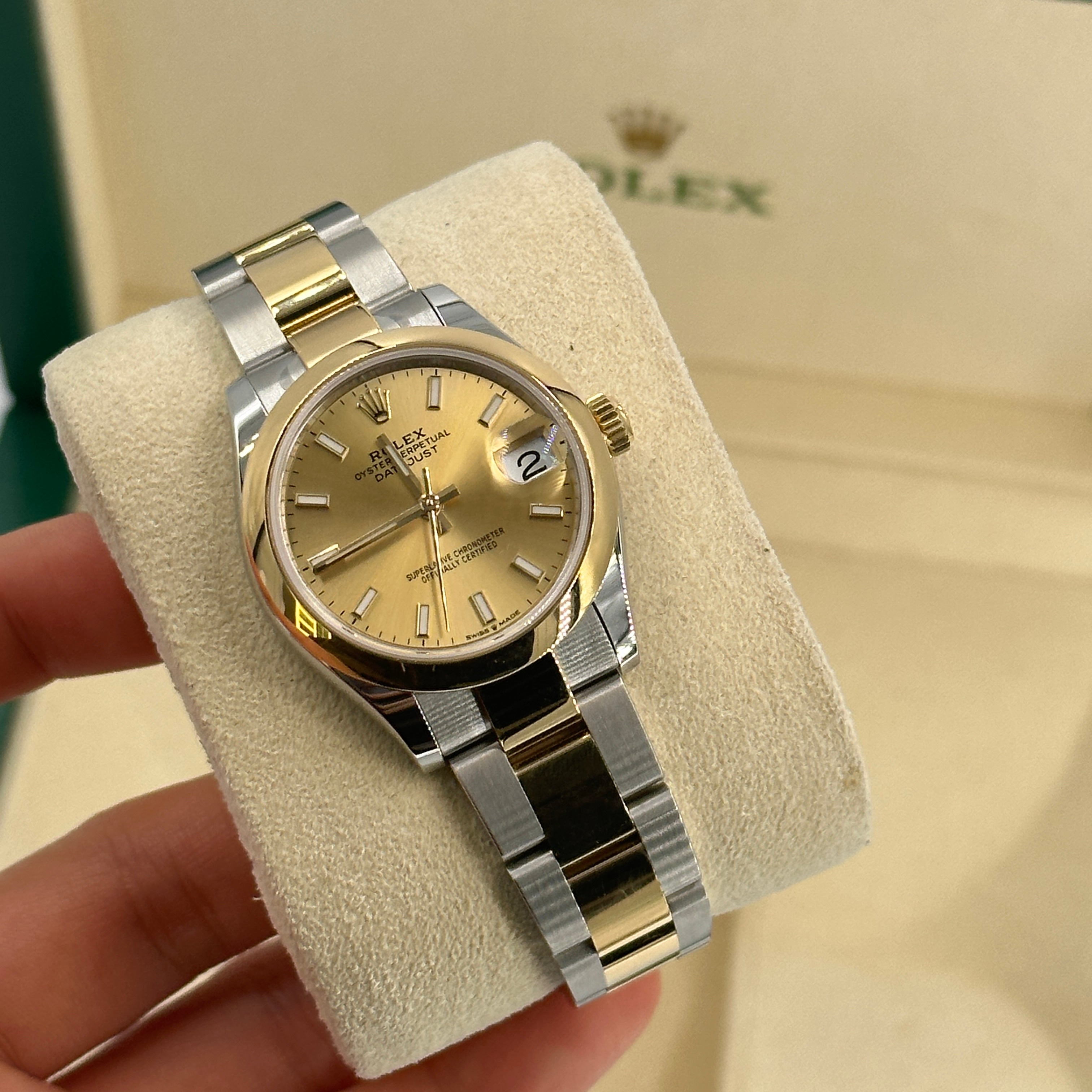 Rolex Datejust 31 278243 Champ Index Oyster 2025