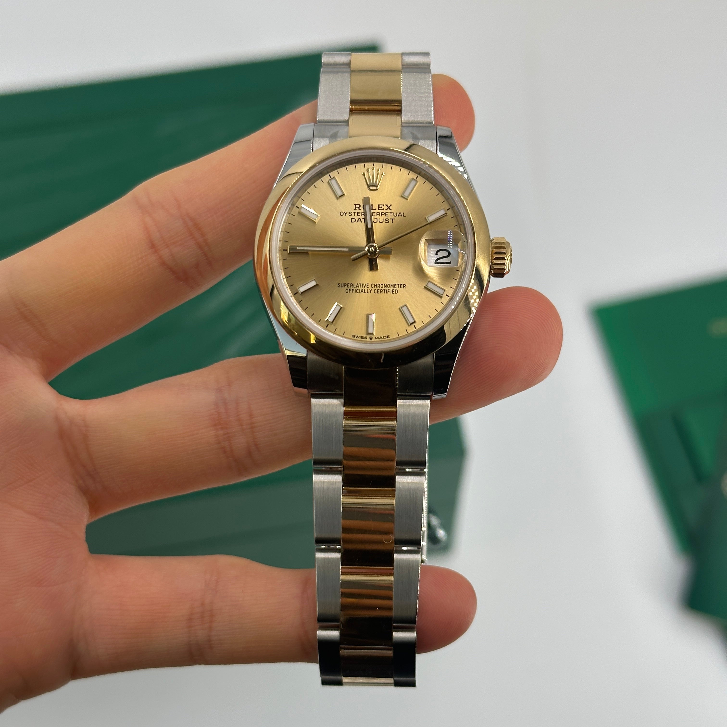 Rolex Datejust 31 278243 Champ Index Oyster 2025