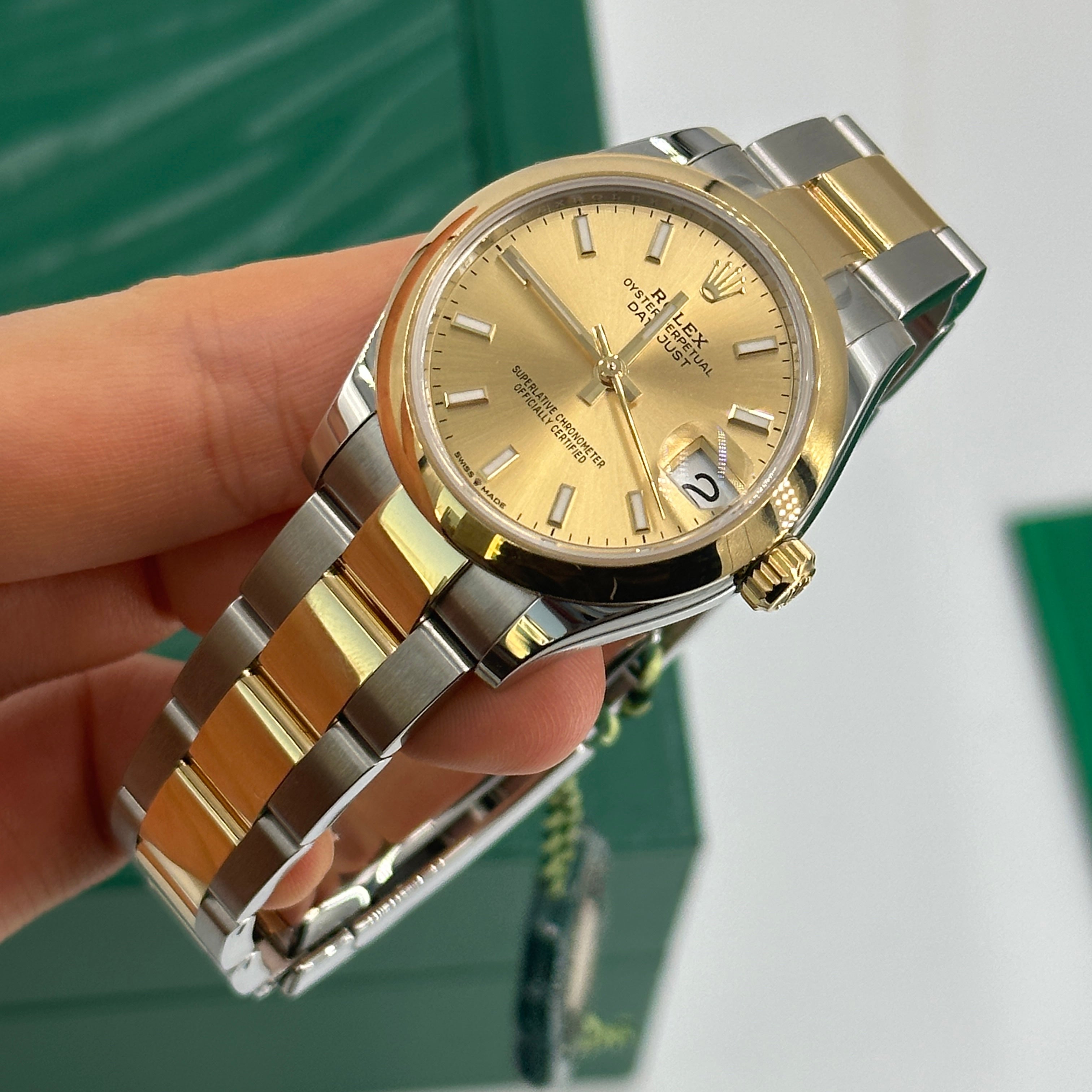 Rolex Datejust 31 278243 Champ Index Oyster 2025