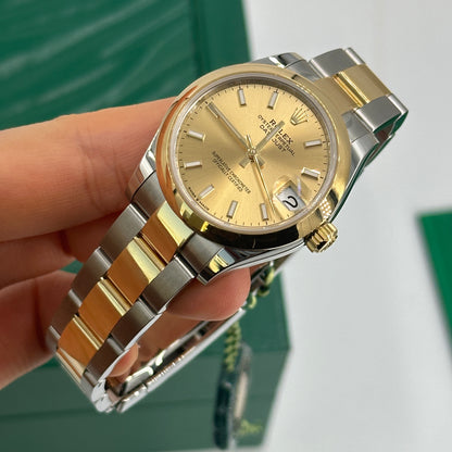 Rolex Datejust 31 278243 Champ Index Oyster 2025