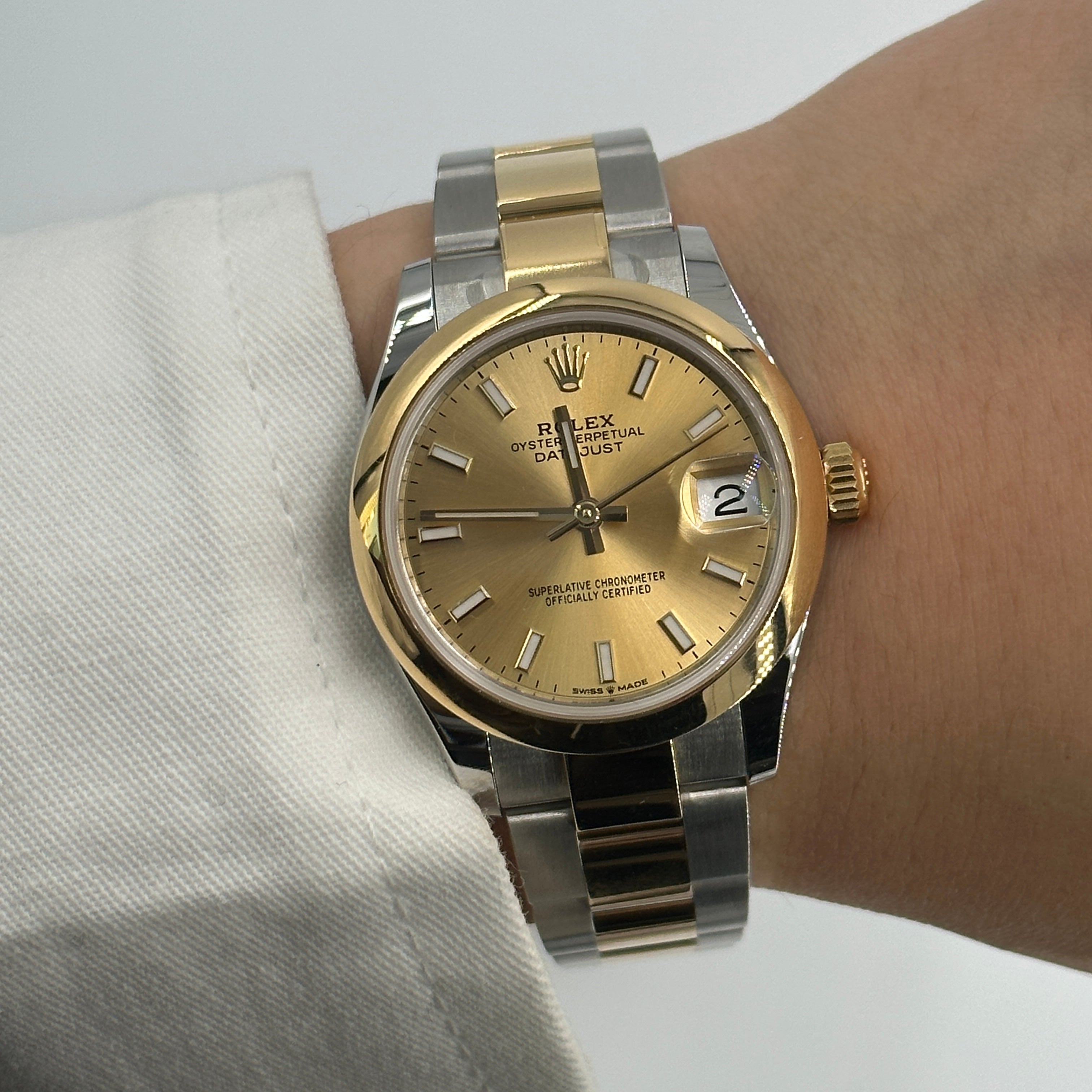 Rolex Datejust 31 278243 Champ Index Oyster 2025